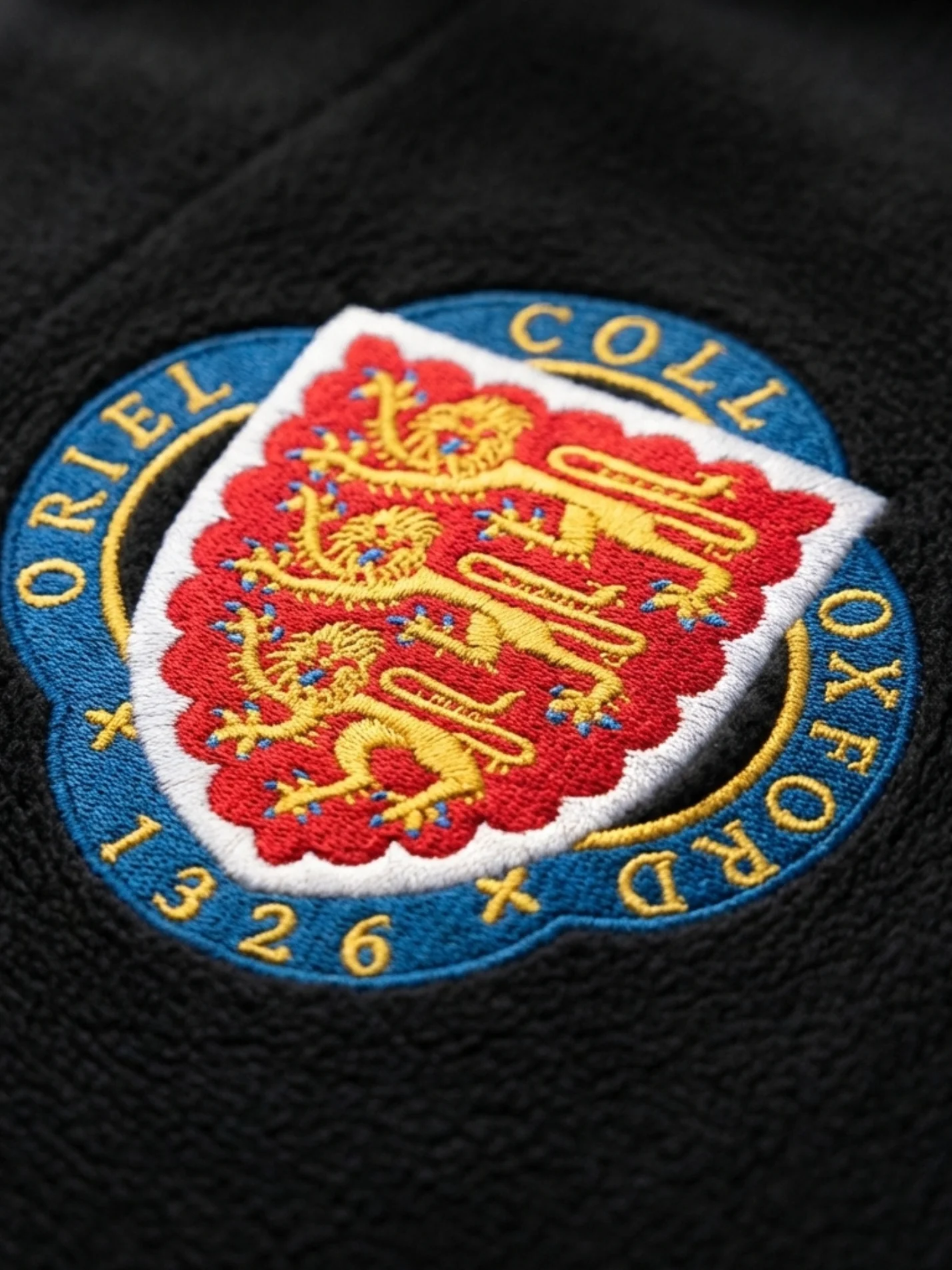 700th Anniversary Oriel College Oxford MCR Unisex Sherpa Fleece Zipped Jacket - Image 2