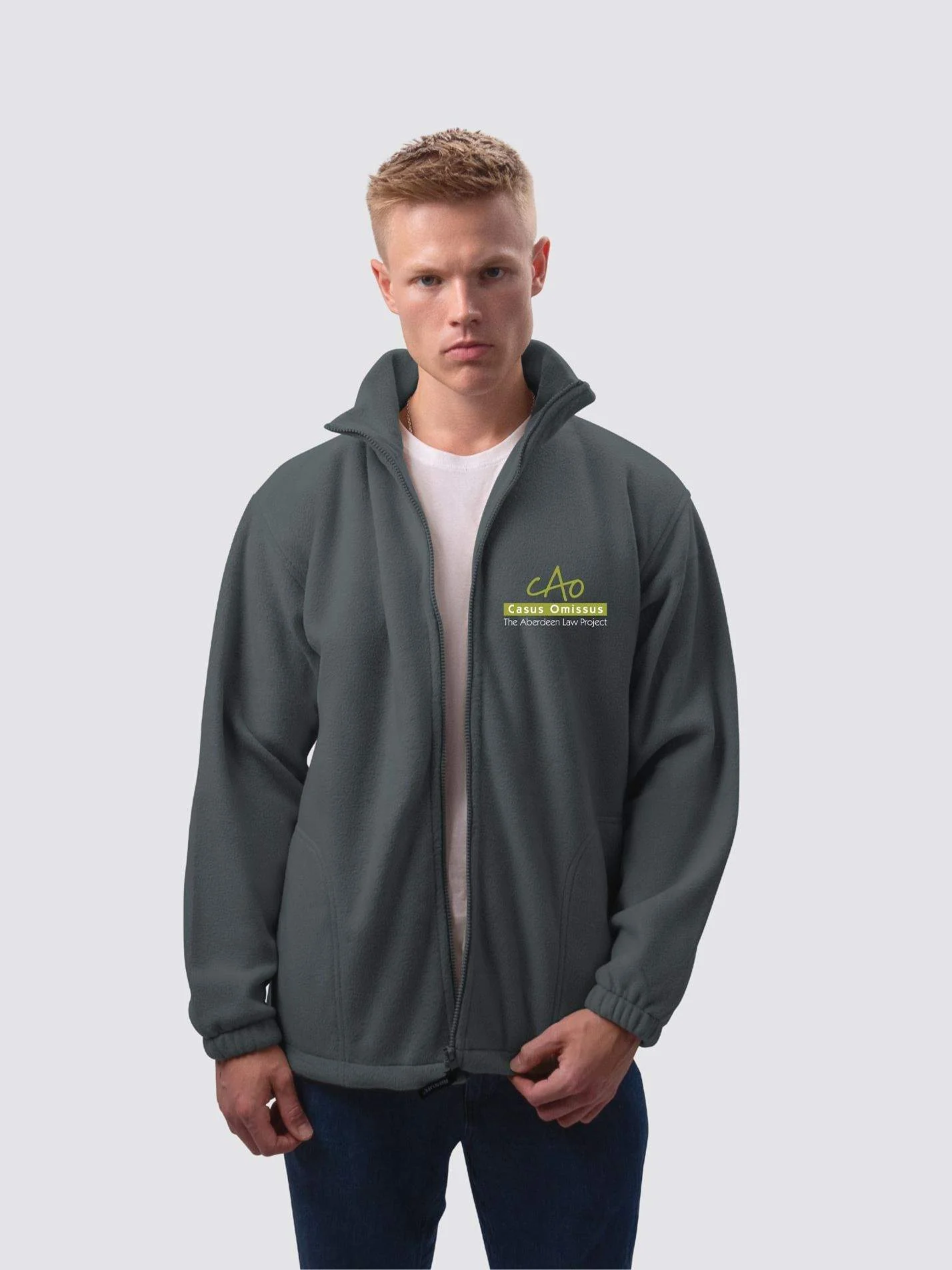 Aberdeen Law Project Unisex Polar Full Zip Fleece - Image 7