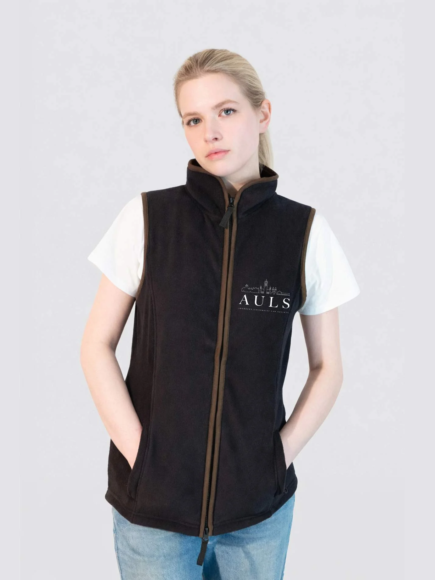 Aberdeen Law Society Ladies Heritage Gilet Fleece - Image 3