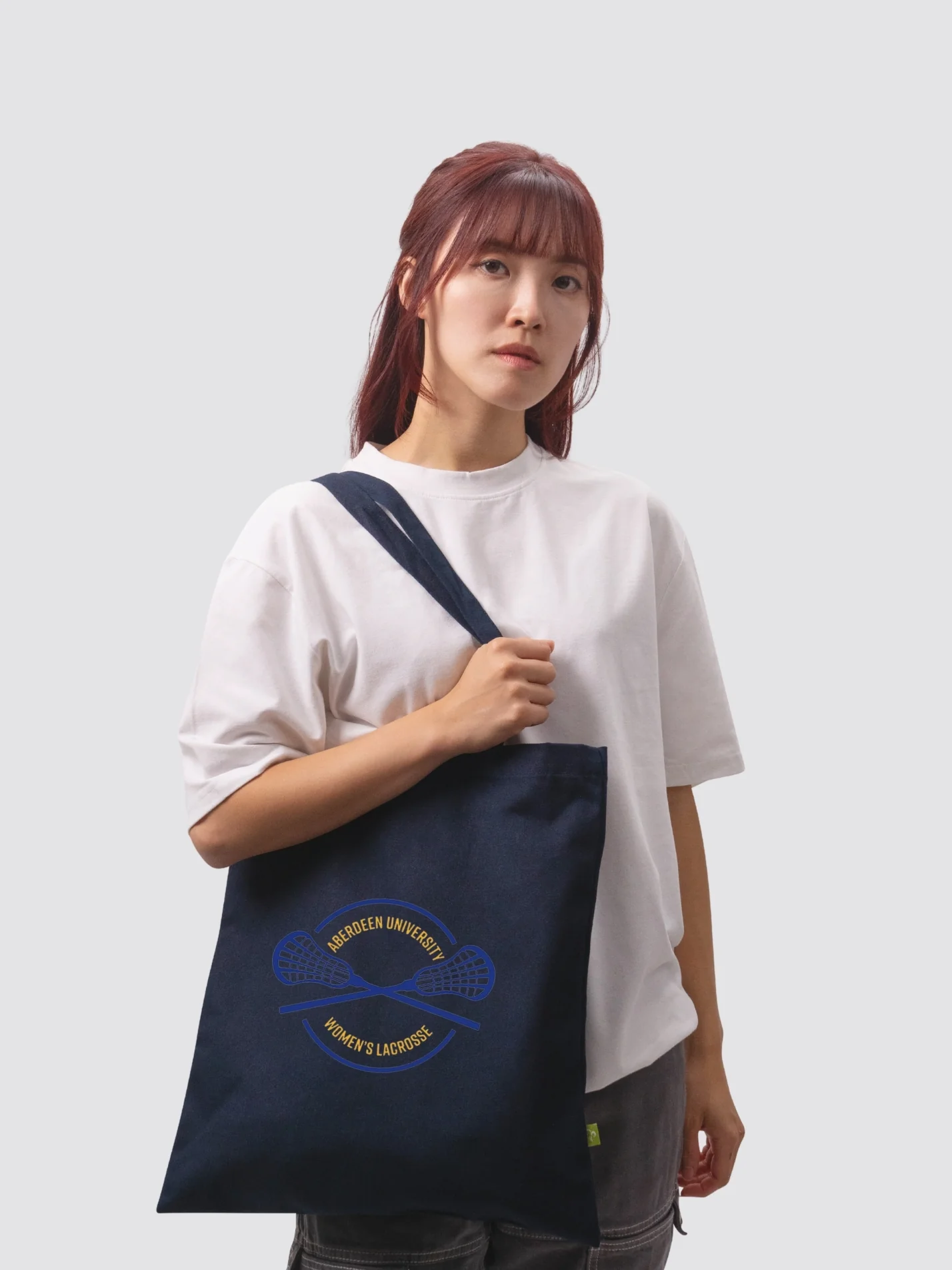 Aberdeen Women's Lacrosse Organic Cotton Printed Tote Bag - Image 2