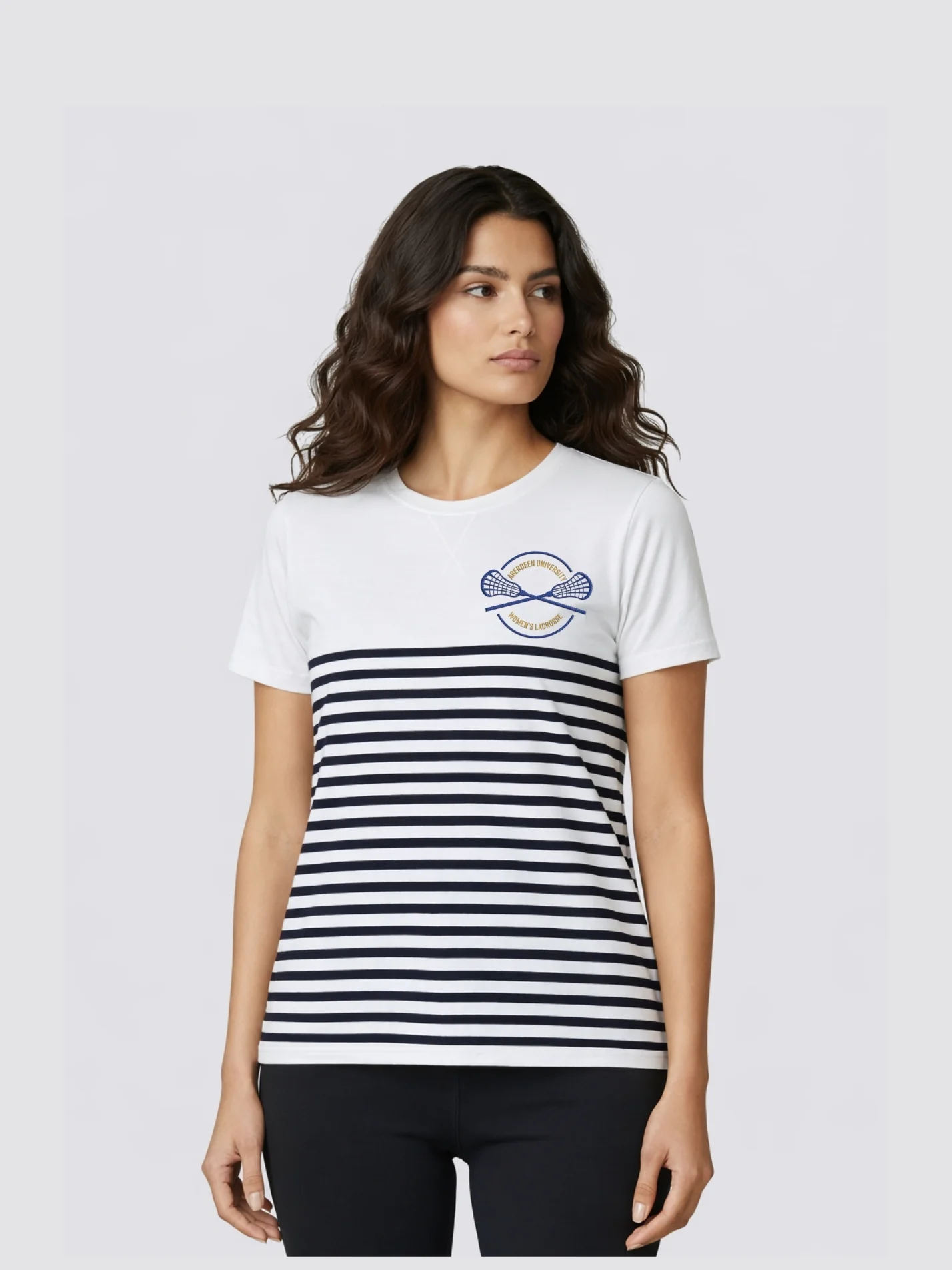 Aberdeen Women's Lacrosse Striped T-Shirt