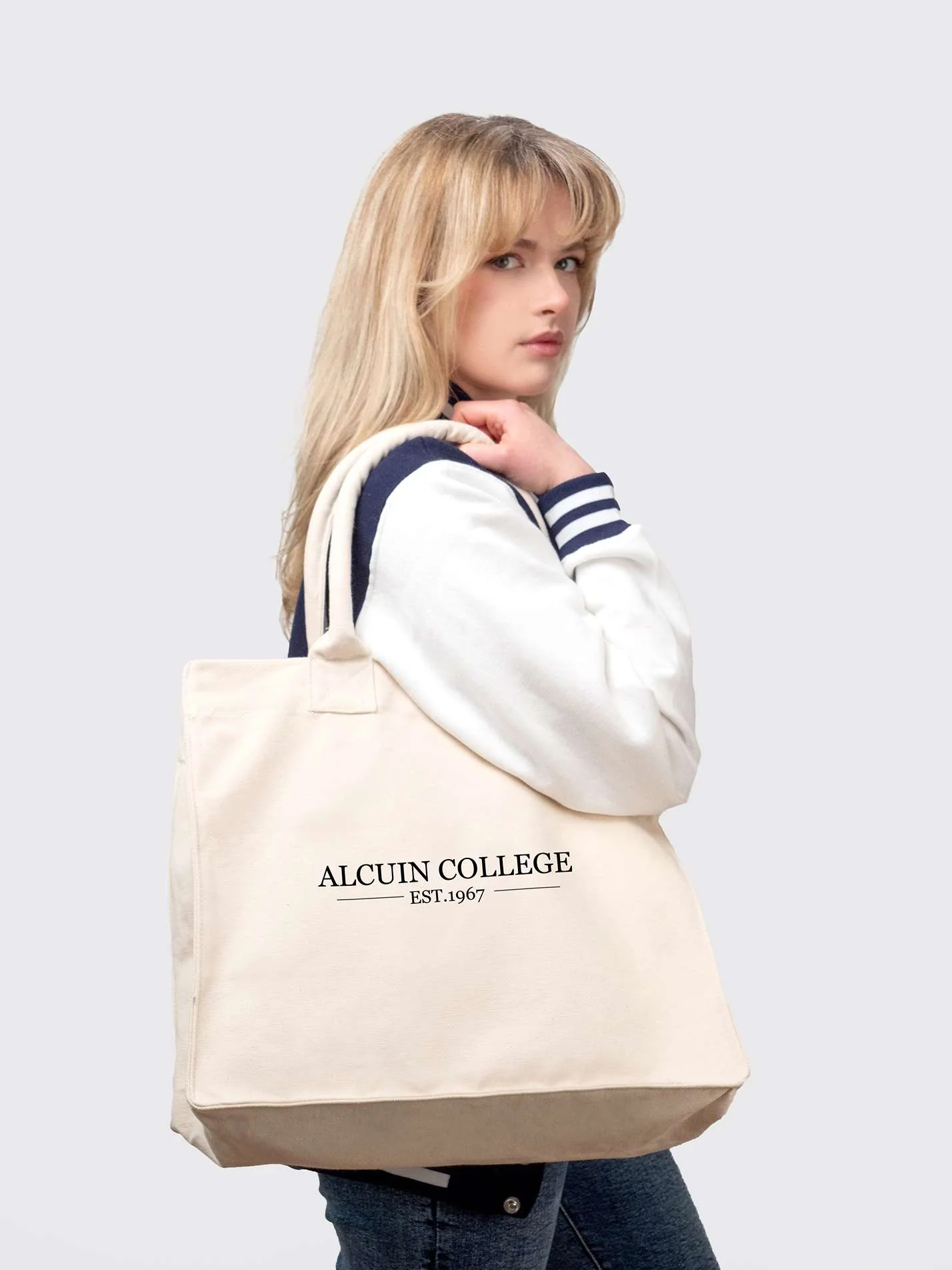 Alcuin College York Cotton Canvas Shopper