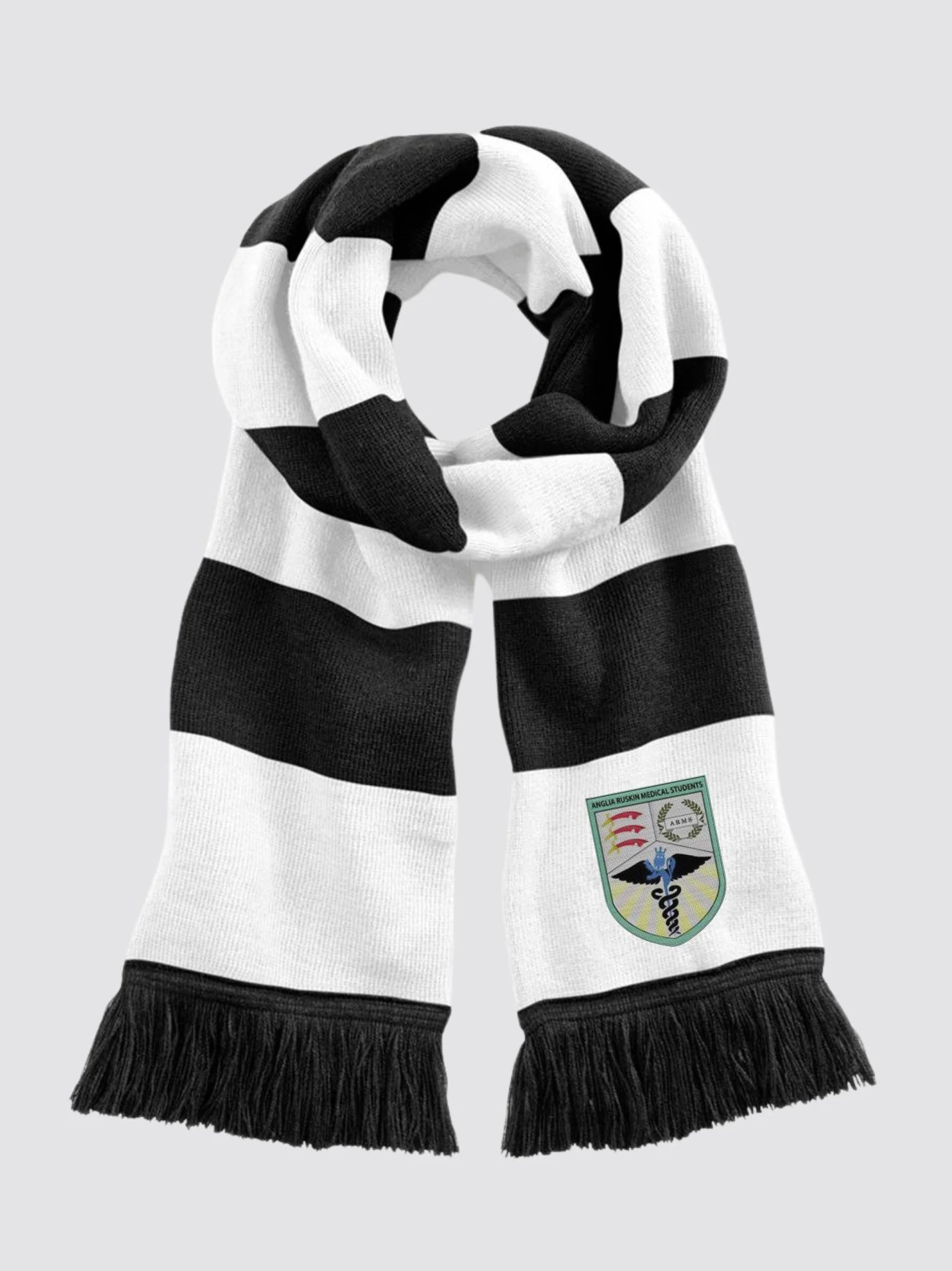 Anglia Ruskin Medical Students Striped Scarf - Image 2