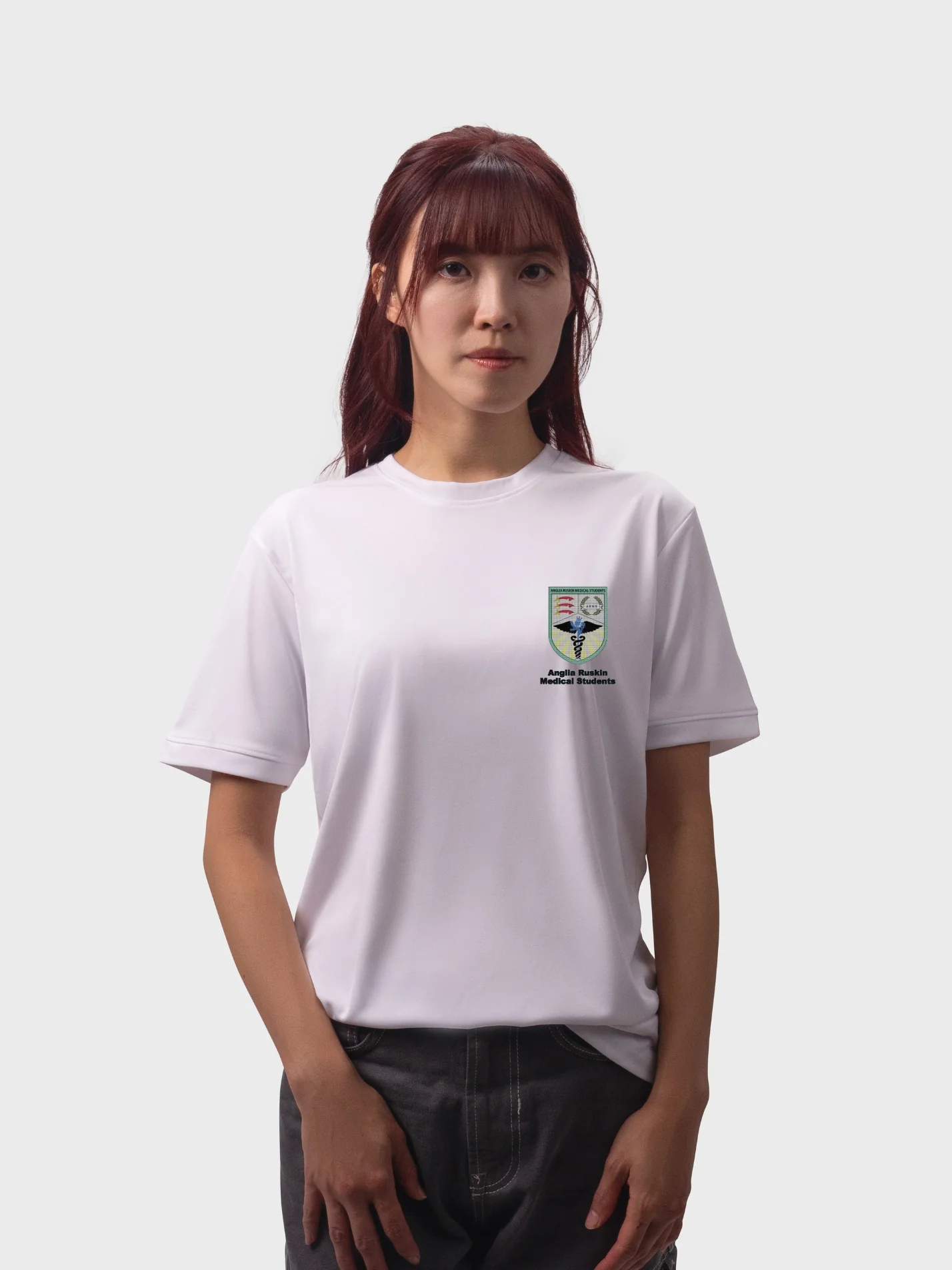 Anglia Ruskin Medical Students Sustainable Men's Performance T-Shirt - Image 4