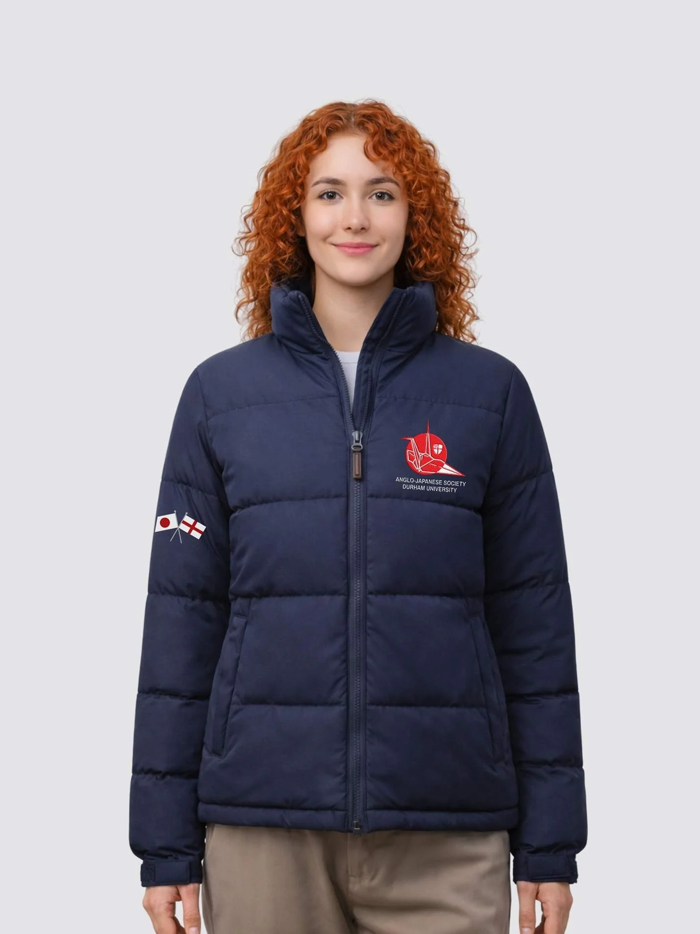 Anglo-Japanese Society Ladies Puffer Jacket - Image 3