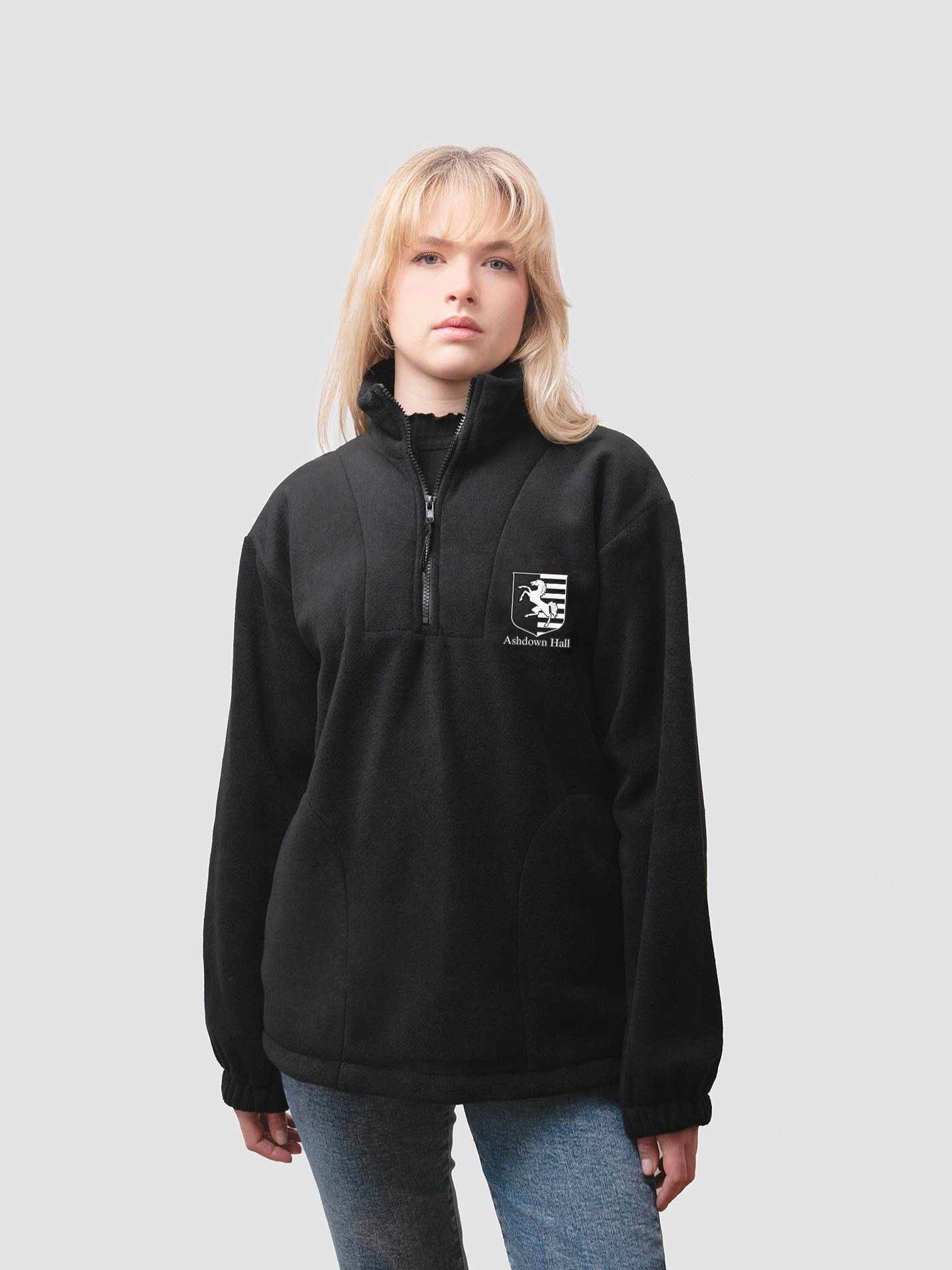 Ashdown Hall Unisex 1/4 Zip Fleece - Image 4