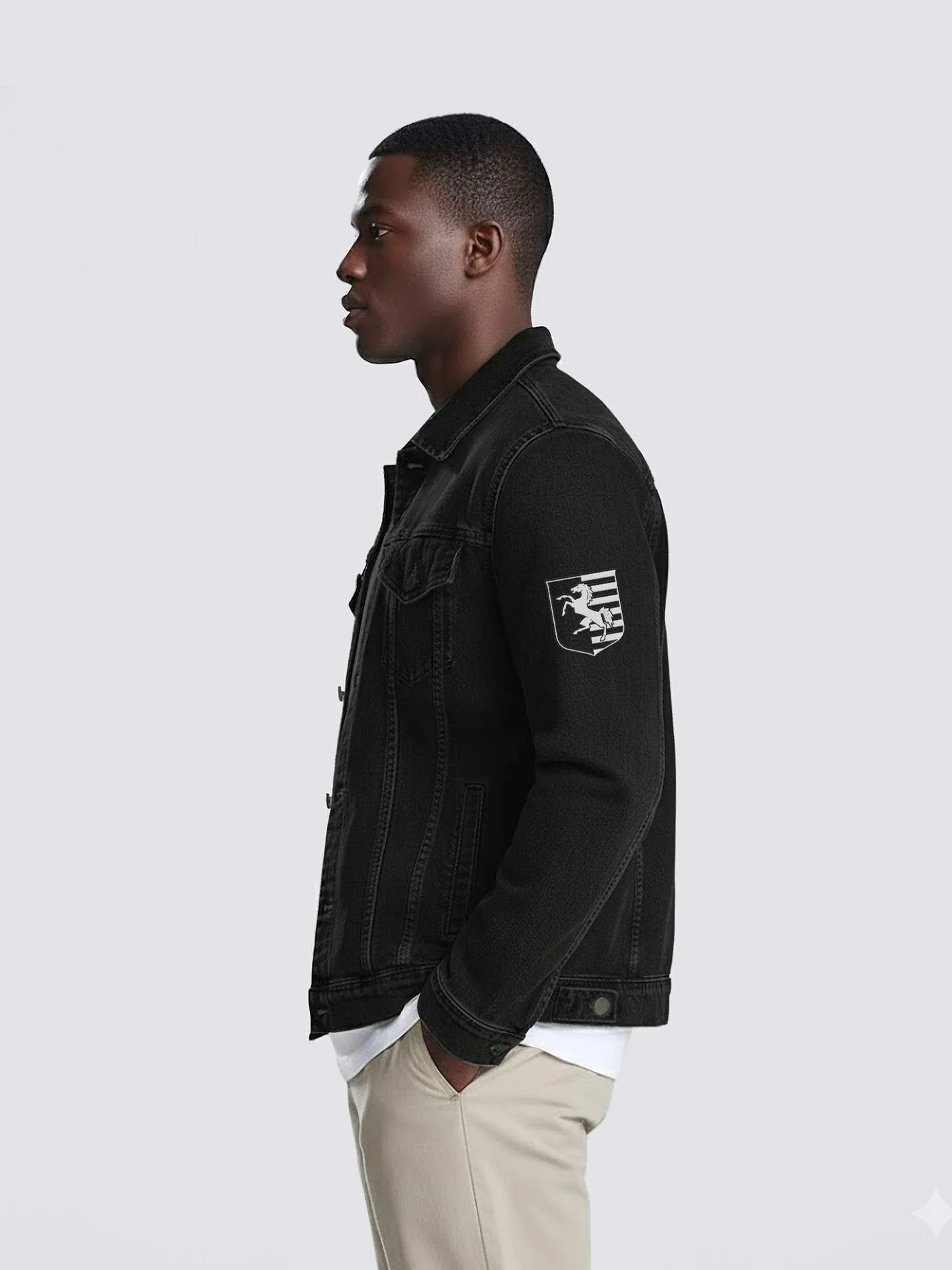 Ashdown Hall Unisex Denim Jacket - Image 2
