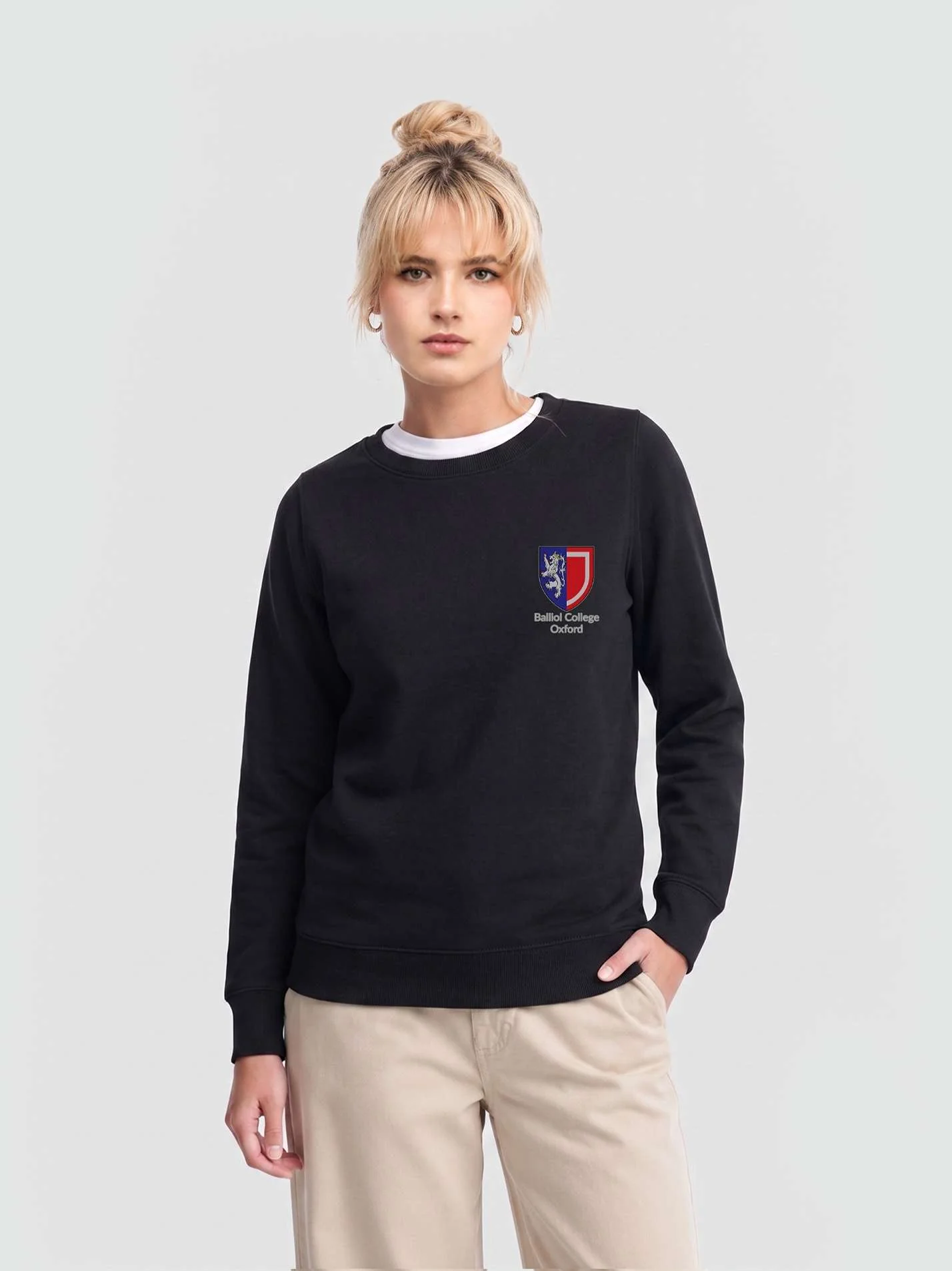 Balliol College Oxford JCR Ladies Fit Heavyweight Sweatshirt