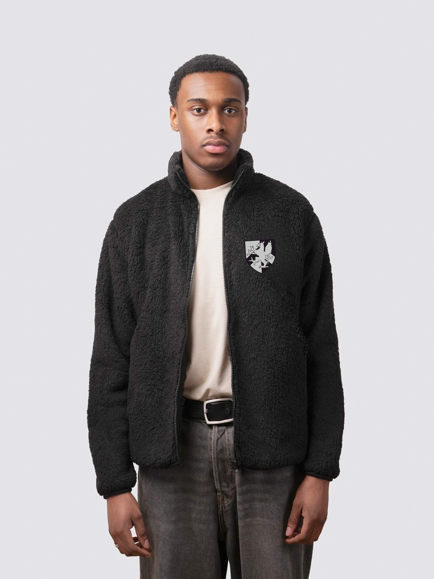 Barts and The London School of Medicine & Dentistry Class of 2026 Unisex Sherpa Fleece Zipped Jacket - Image 4