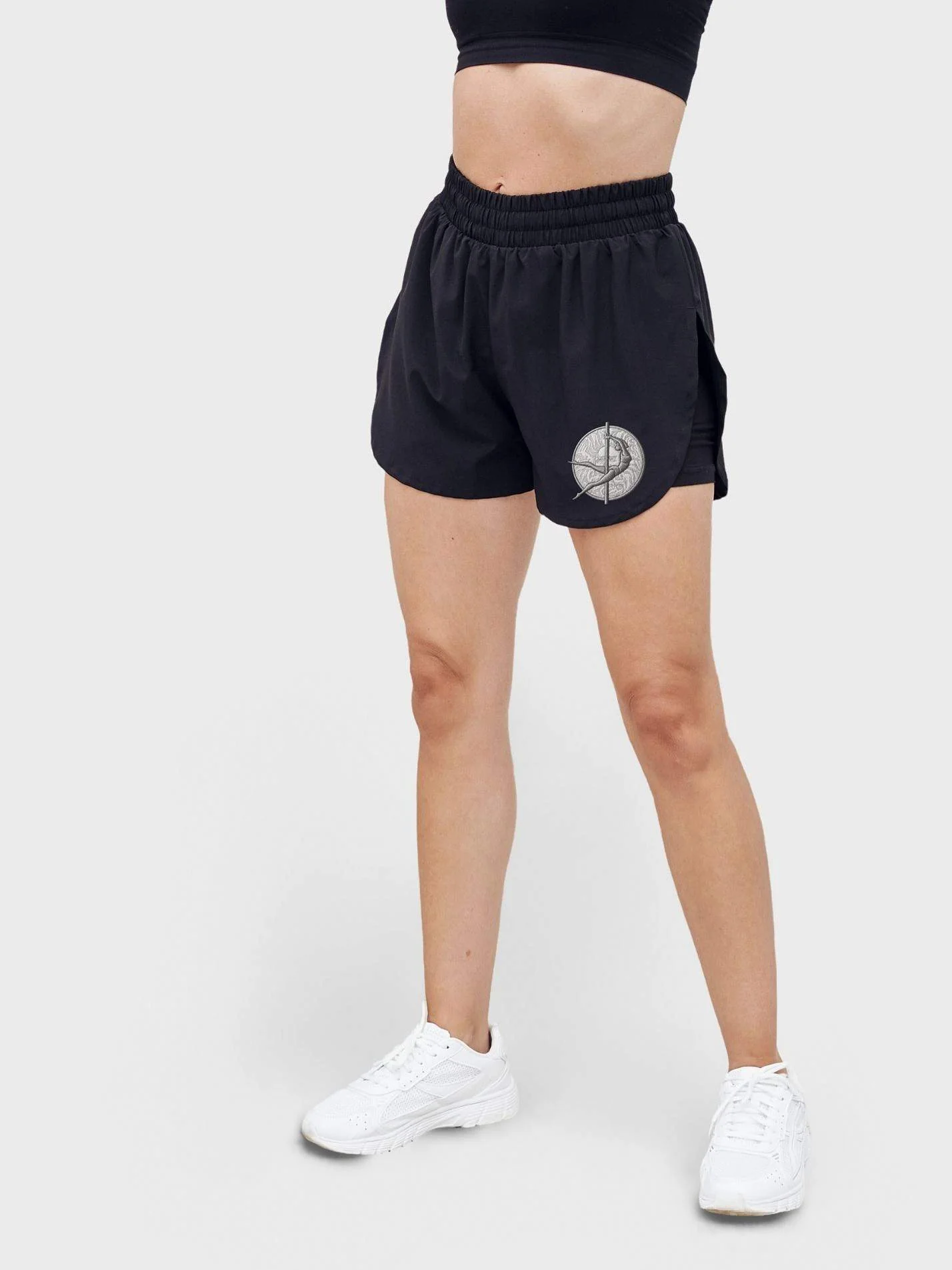 Bath University Pole and Aerial Society Ladies Dual Layer Sports Shorts - Image 2