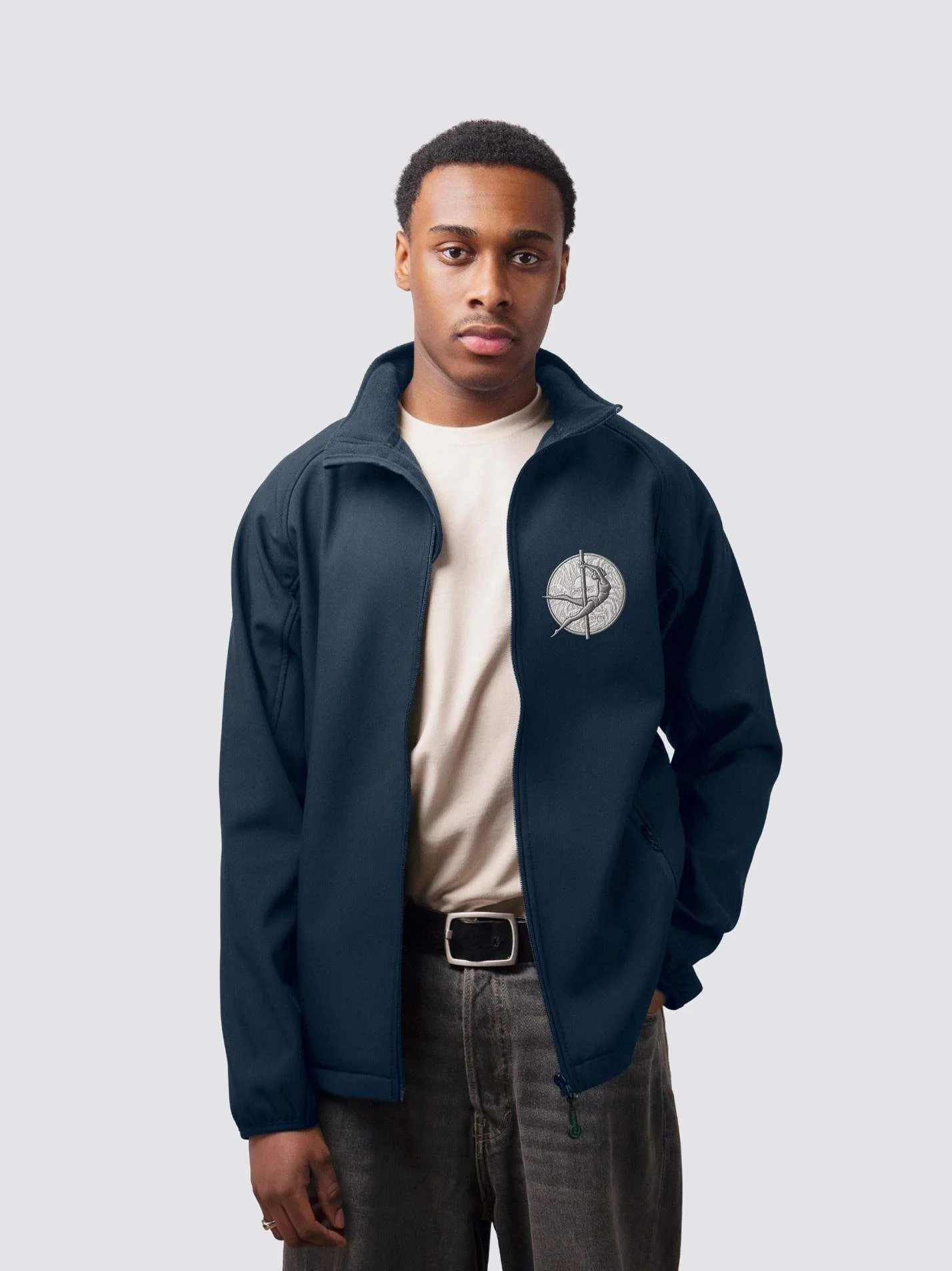 Bath University Pole and Aerial Society Sustainable Men's Soft Shell Jacket - Image 6