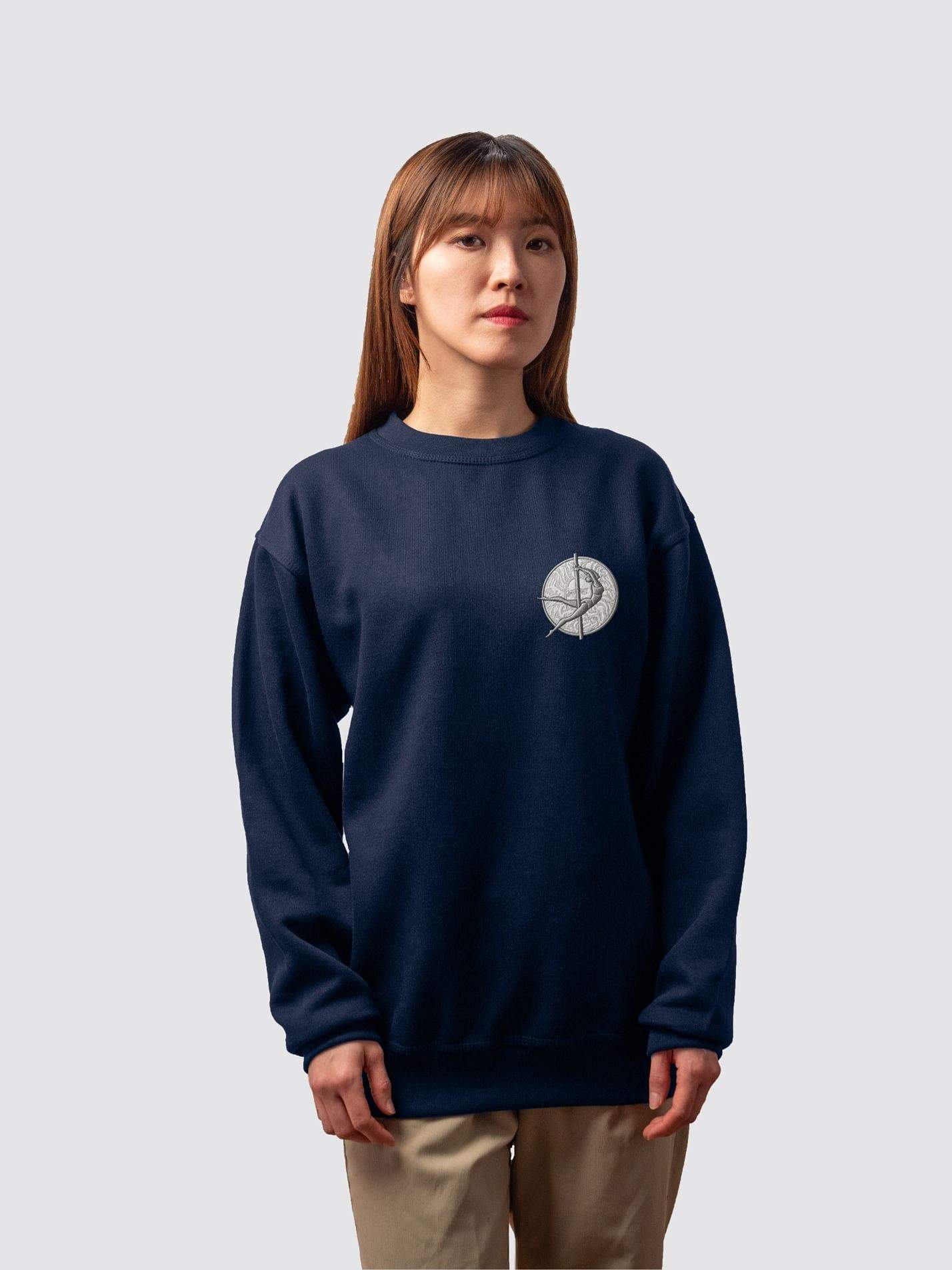 Bath University Pole and Aerial Society Unisex Heavyweight Sweatshirt - Image 5
