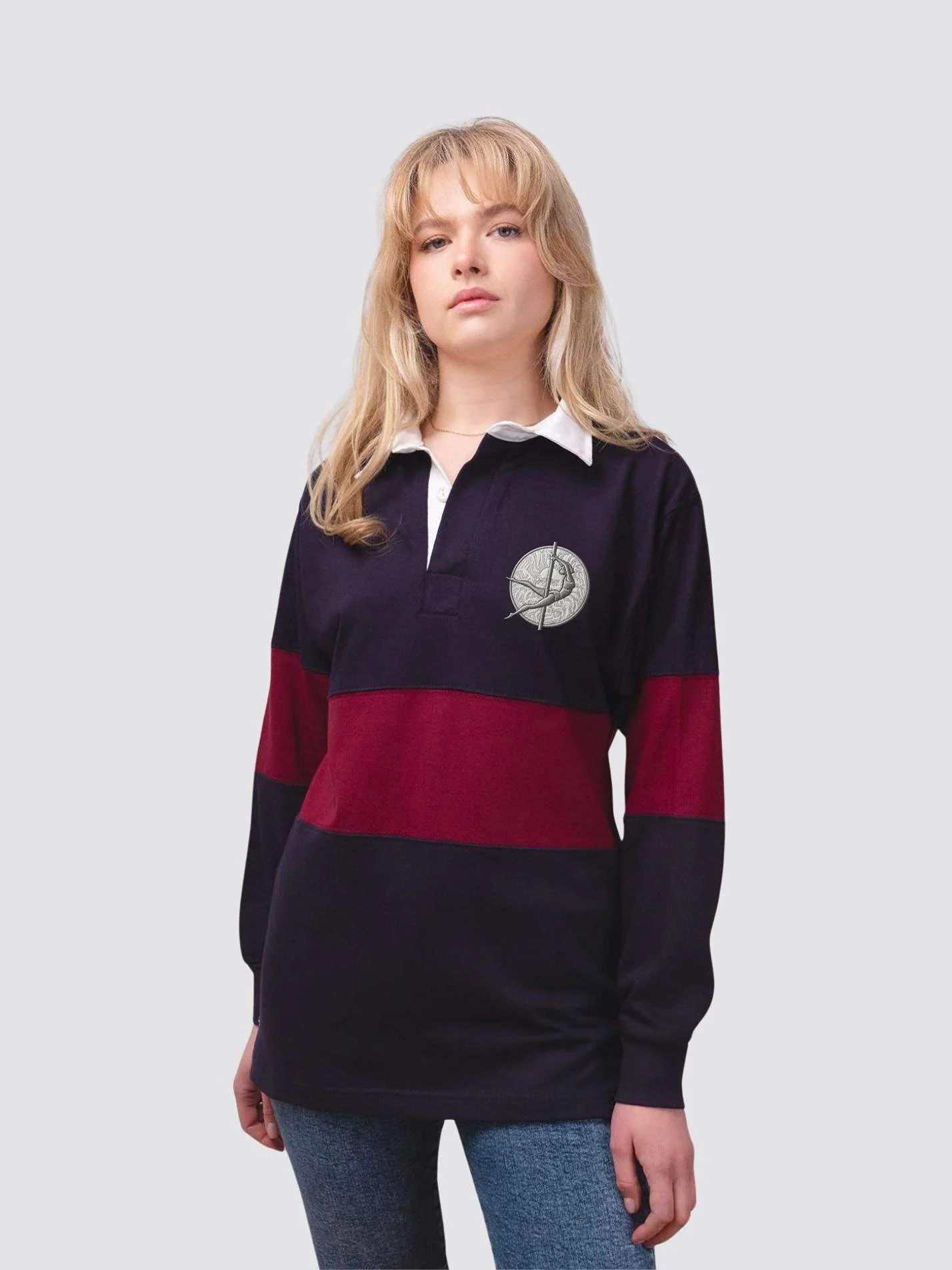 Bath University Pole and Aerial Society Unisex Panelled Rugby Shirt - Image 4