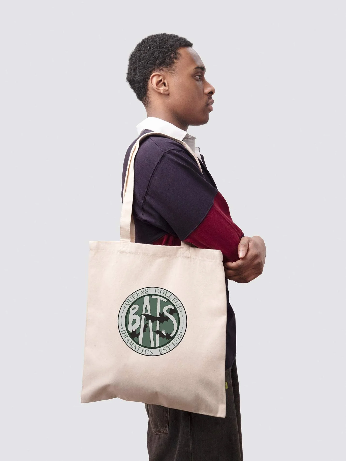BATS Organic Cotton Printed Tote Bag