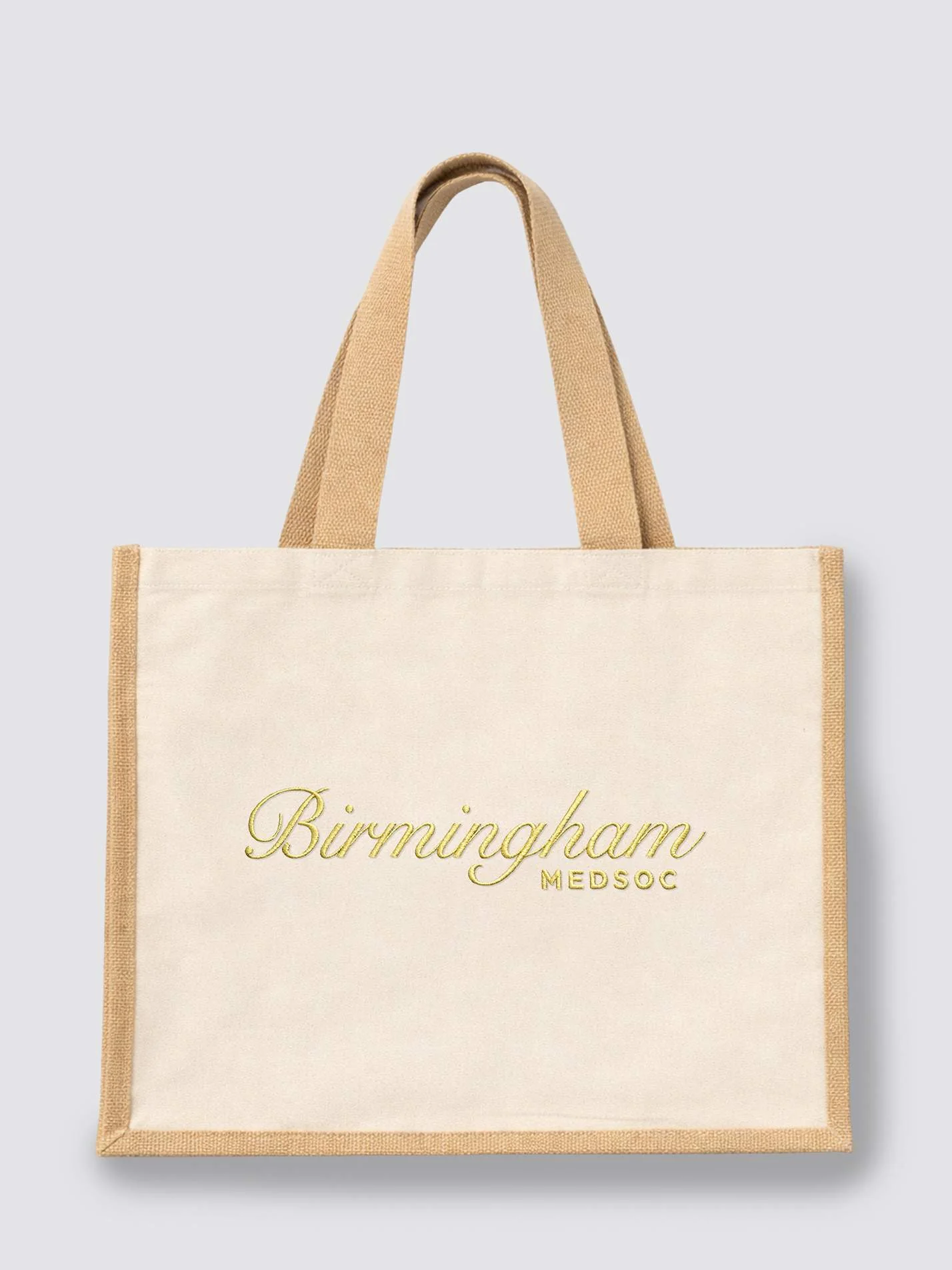 Birmingham Medsoc Heritage Jute Canvas Shopper - Image 3