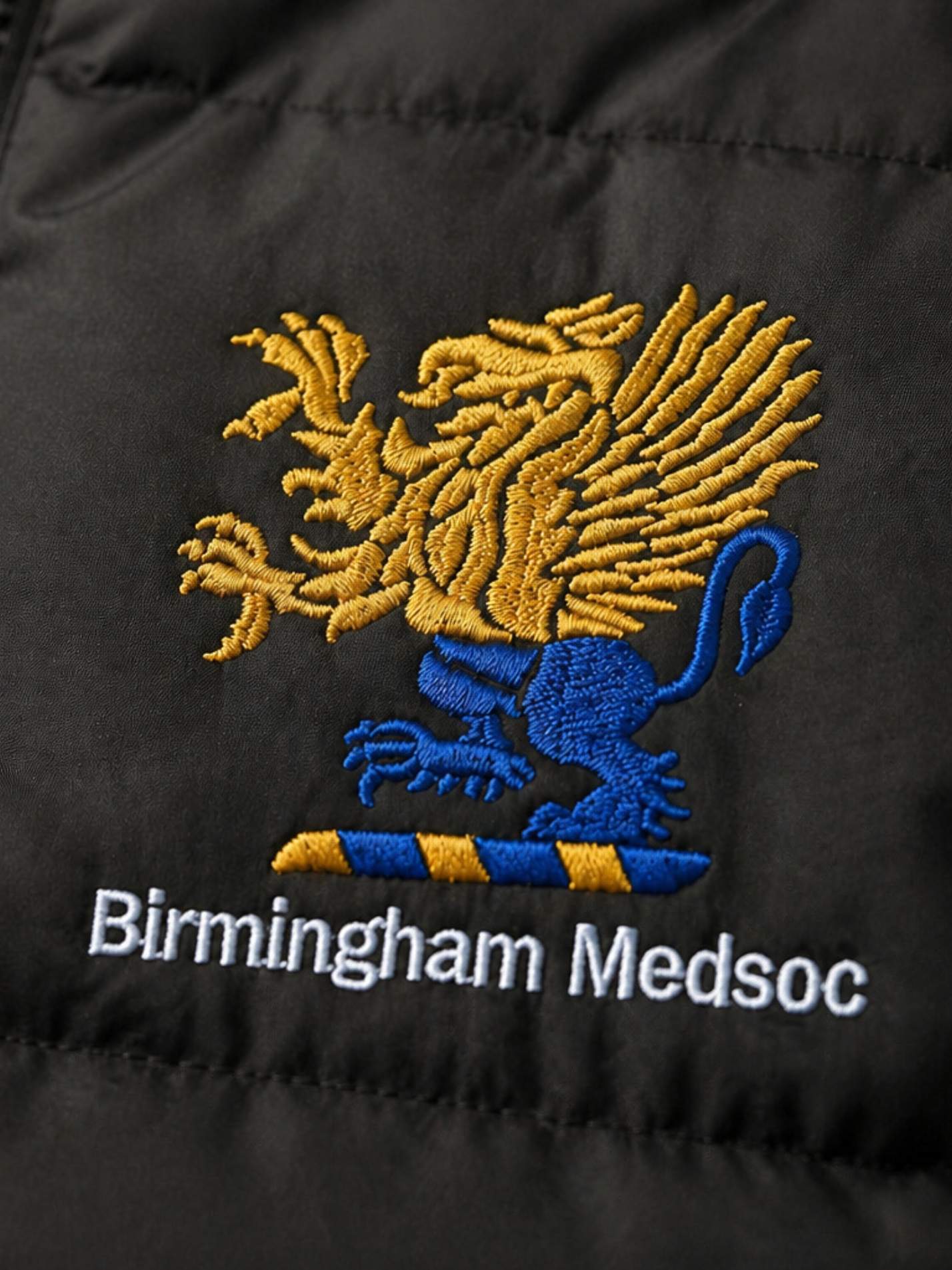 Birmingham Medsoc Sustainable Unisex Hooded Puffer Jacket - Image 3