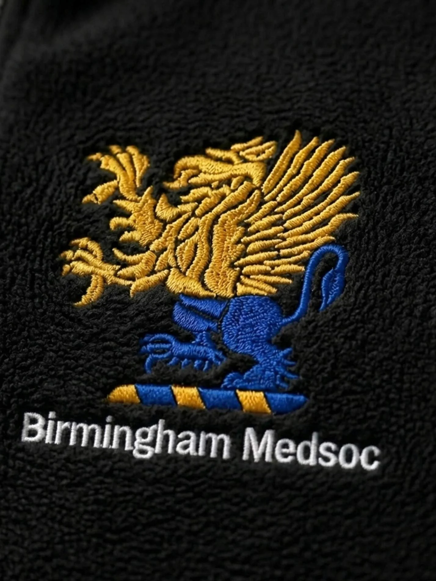 Birmingham Medsoc Unisex 1/4 Zip Fleece - Image 3