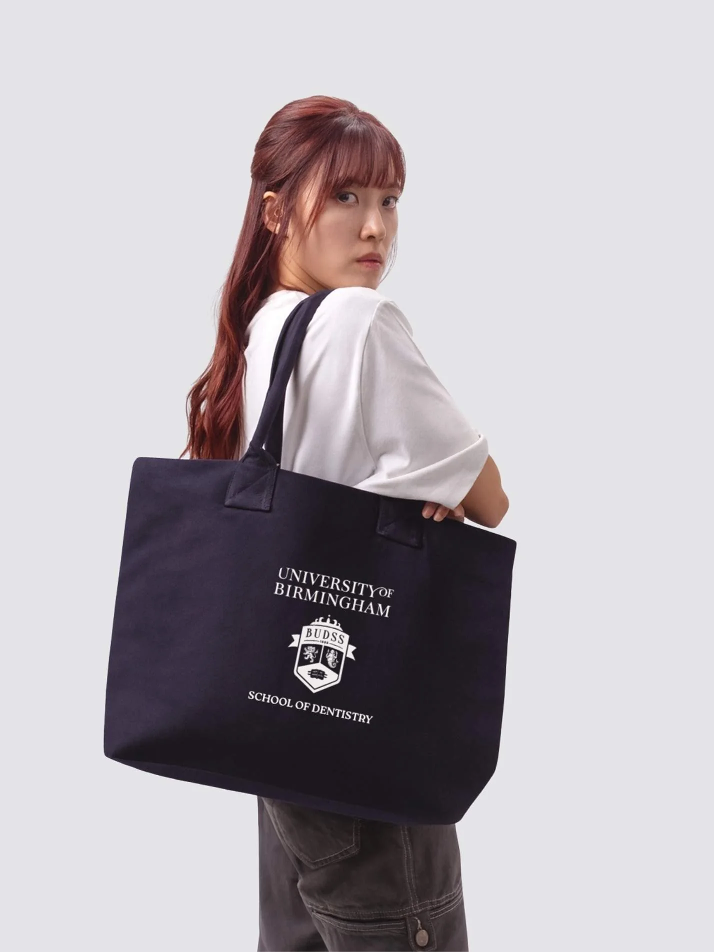Birmingham University Dental Students Society Cotton Canvas Printed Shopper Bag