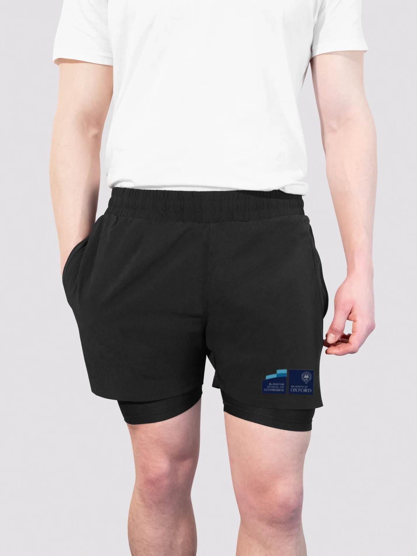 Blavatnik School of Government Men's Dual Layer Sports Shorts