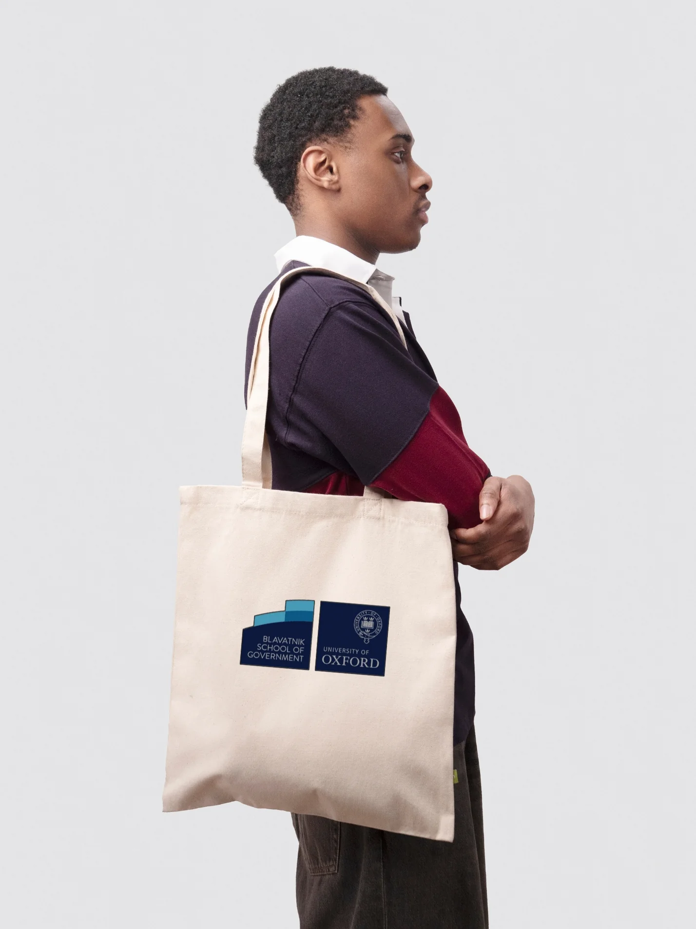 Blavatnik School of Government Organic Cotton Printed Tote Bag