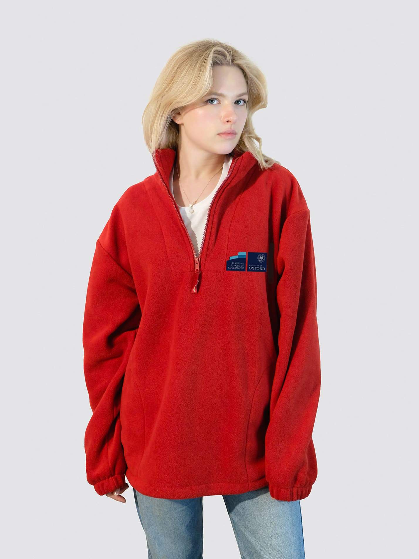 Blavatnik School of Government Unisex 1/4 Zip Fleece - Image 3