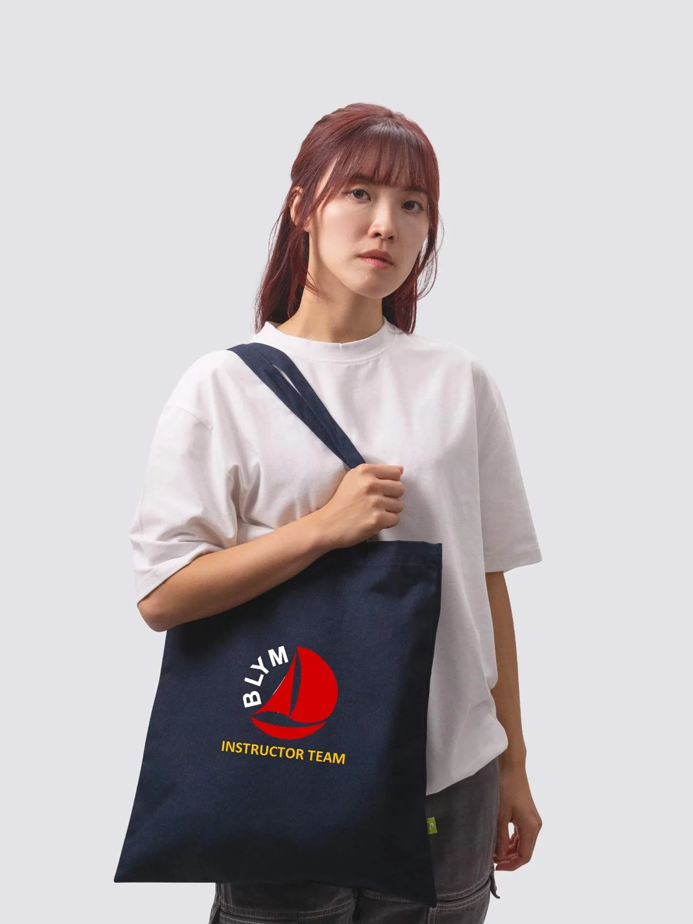 BLYM Instructor Team Organic Cotton Printed Tote Bag - Image 2