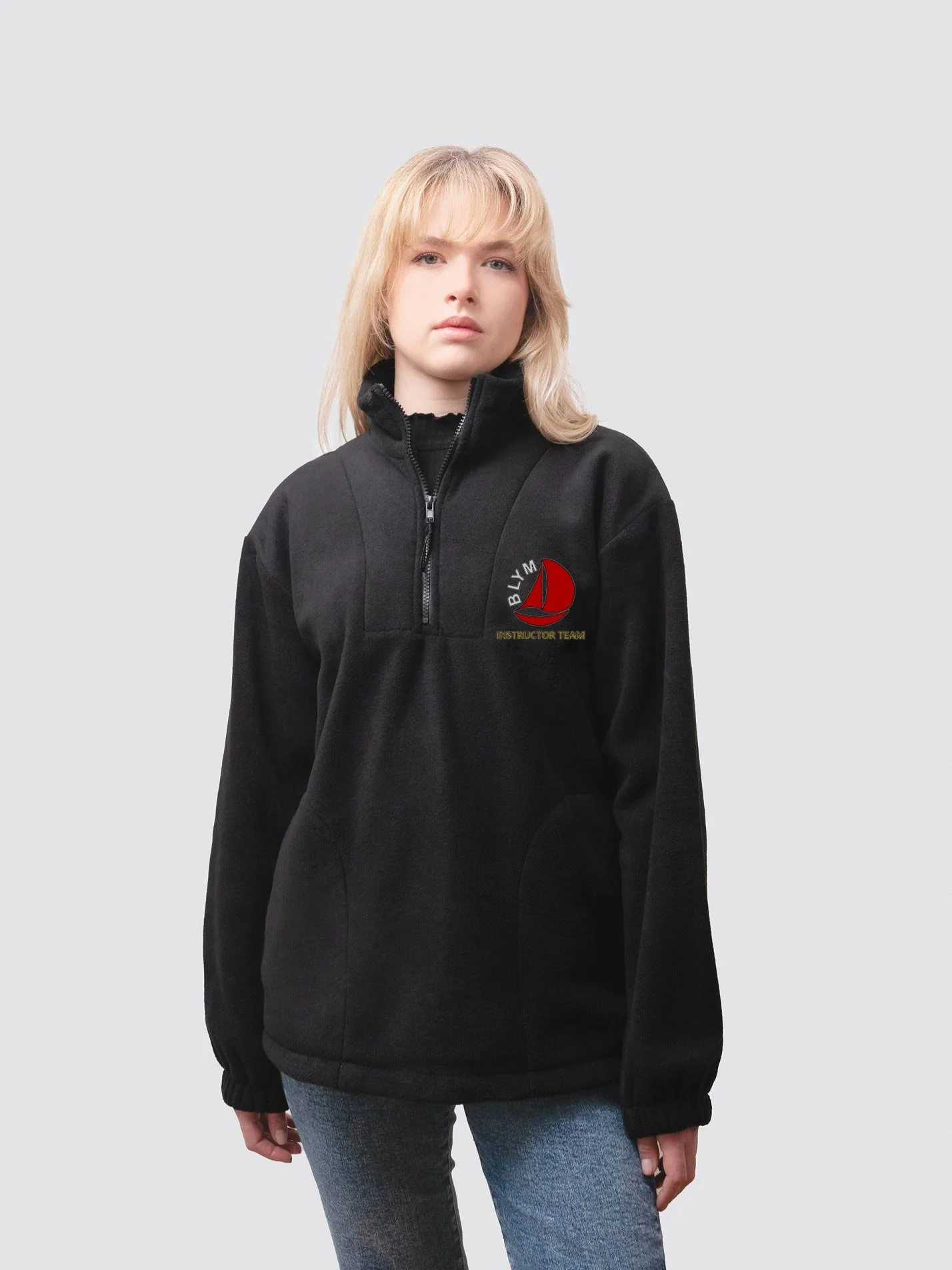 BLYM Instructor Team Unisex 1/4 Zip Fleece - Image 4