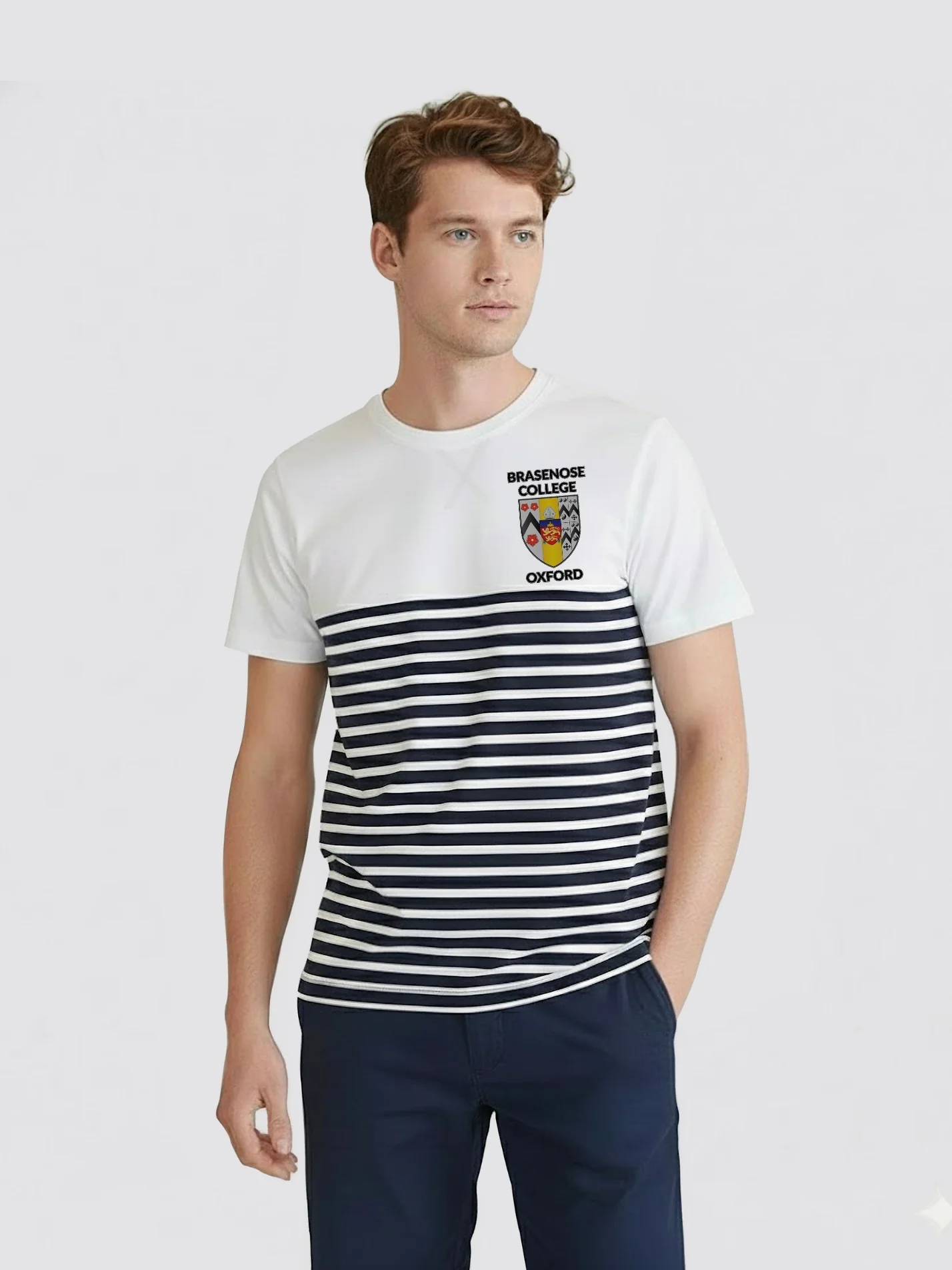 Brasenose College Oxford JCR Striped T-Shirt