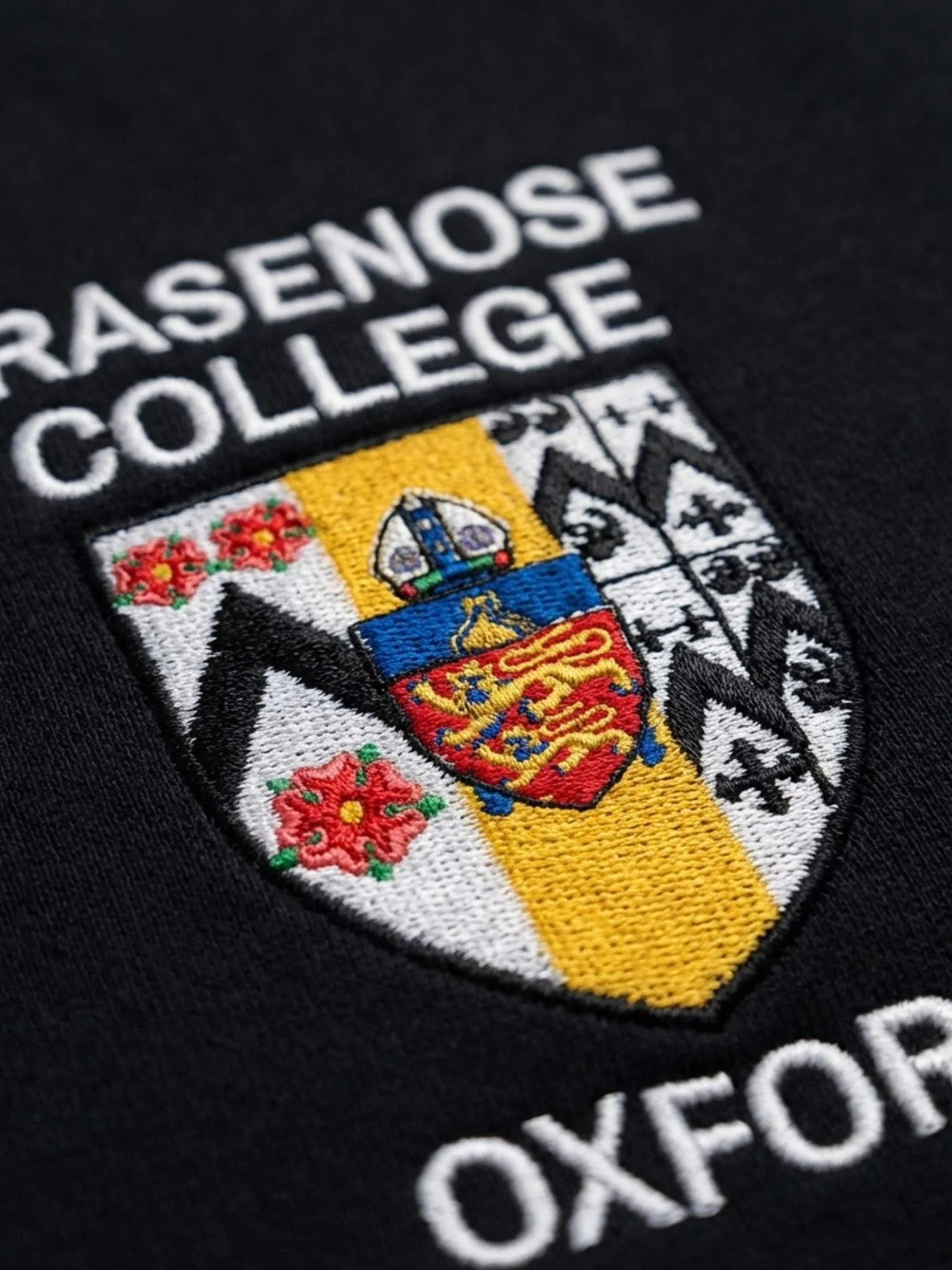 Brasenose College Oxford HCR Varsity Jacket - Image 3