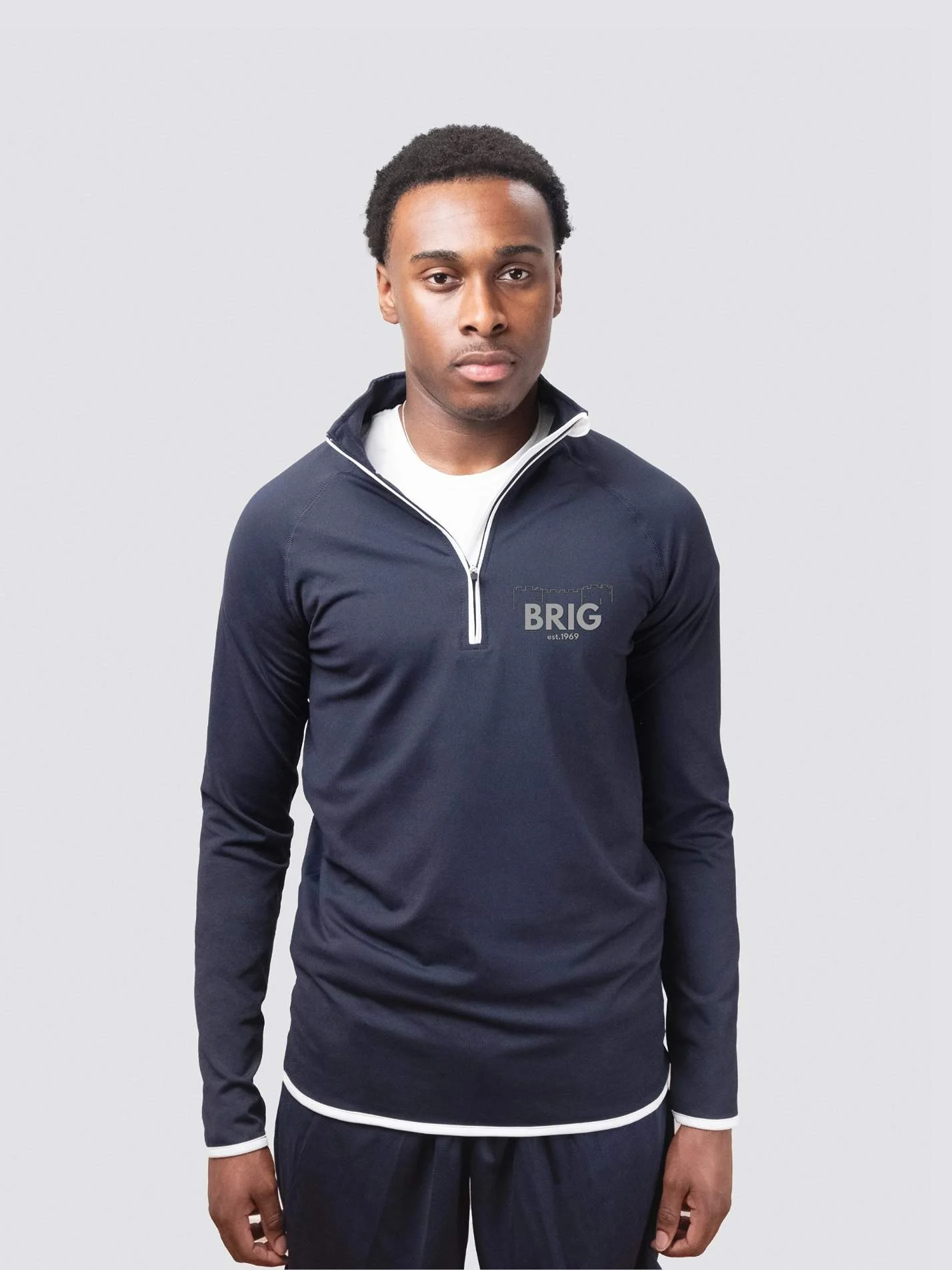 Brig Newspaper Men's Performance 1/4 Zip Sweatshirt