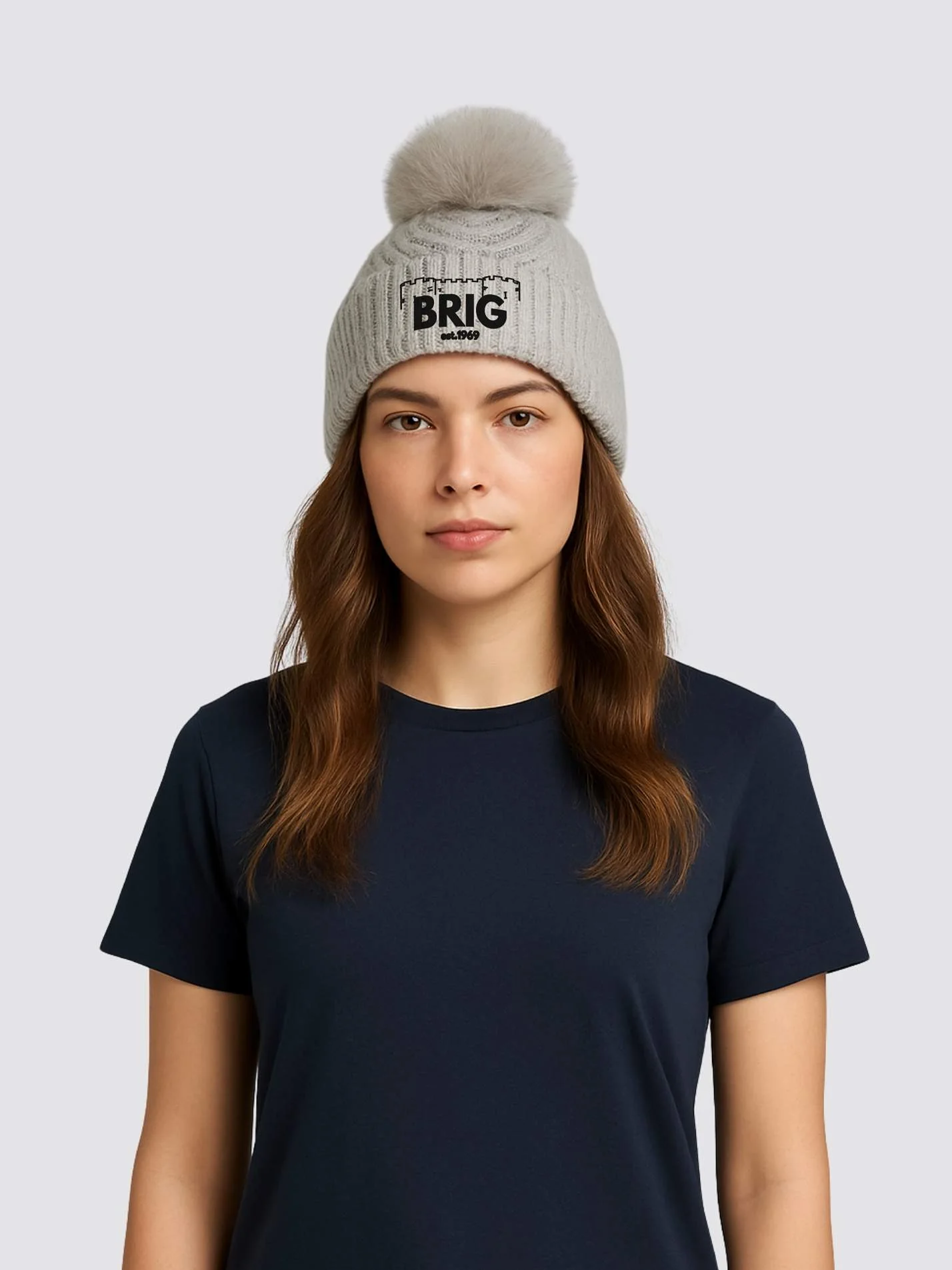 Brig Newspaper Snow Luxe Beanie