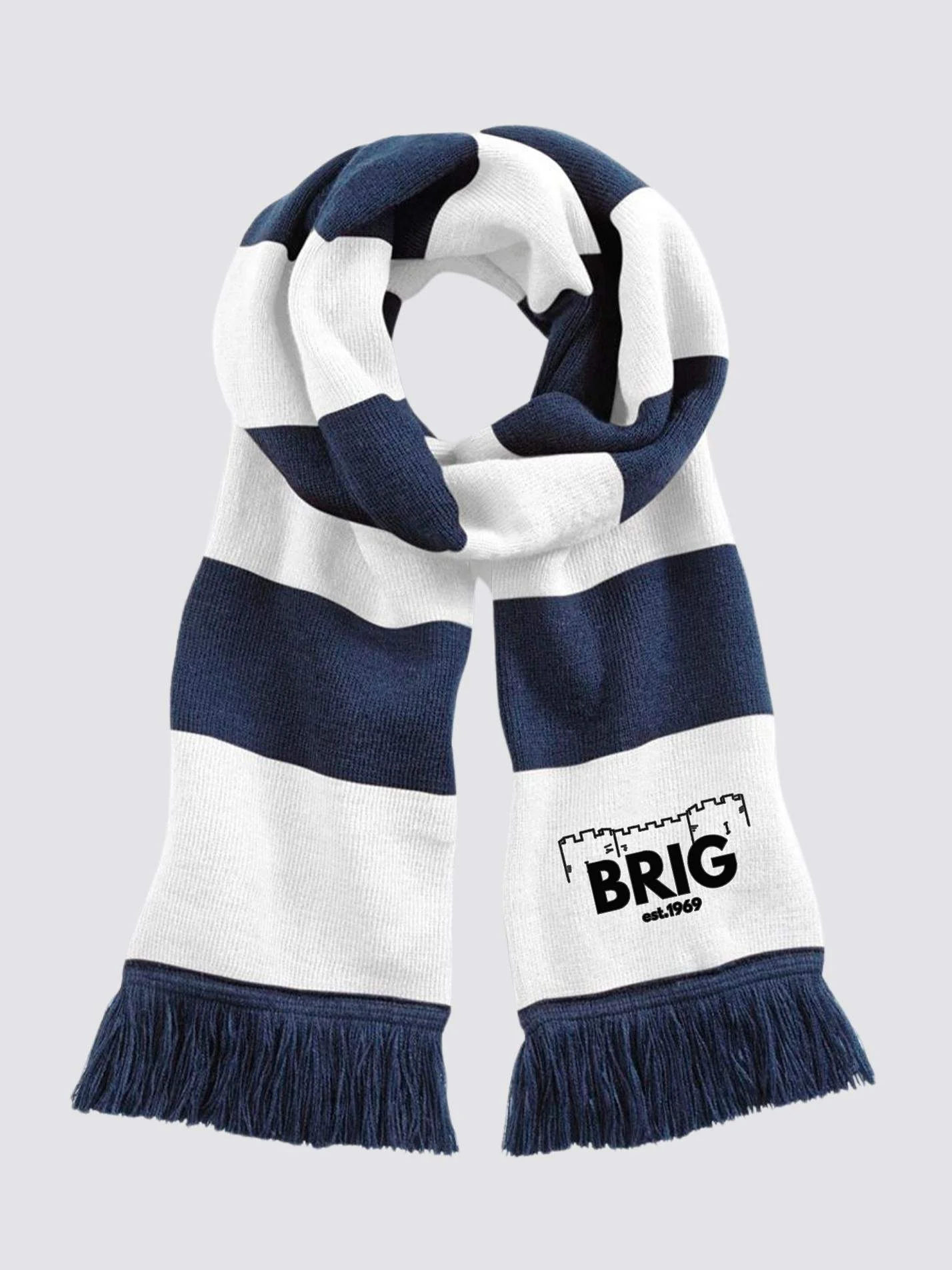 Brig Newspaper Striped Scarf - Image 2