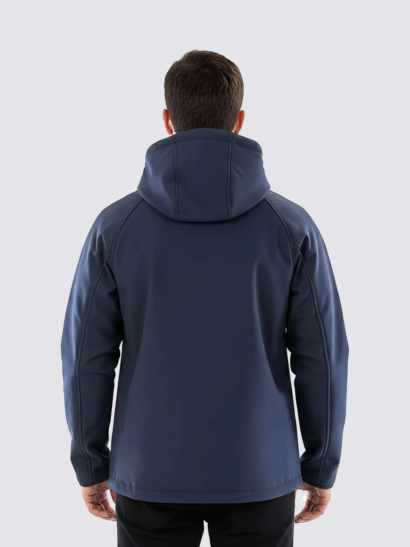 LSE ABACUS Sustainable Men’s Hooded Soft Shell Jacket - Image 4