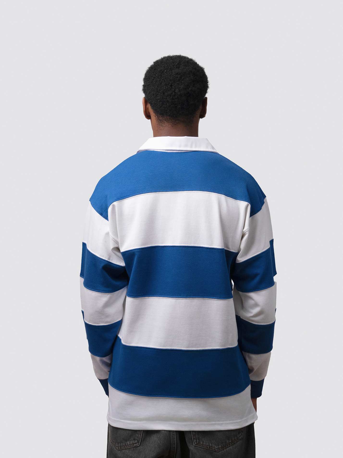 Brig Newspaper Unisex Striped Rugby Shirt - Image 6