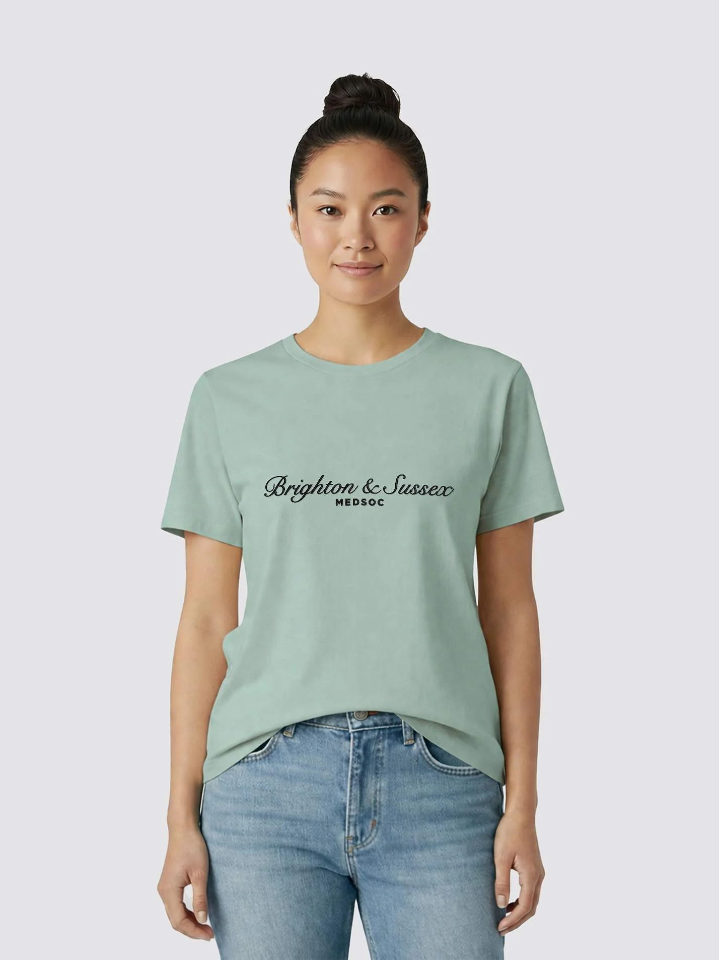 Brighton and Sussex Medical School Heritage Unisex Heavyweight T-Shirt - Image 2