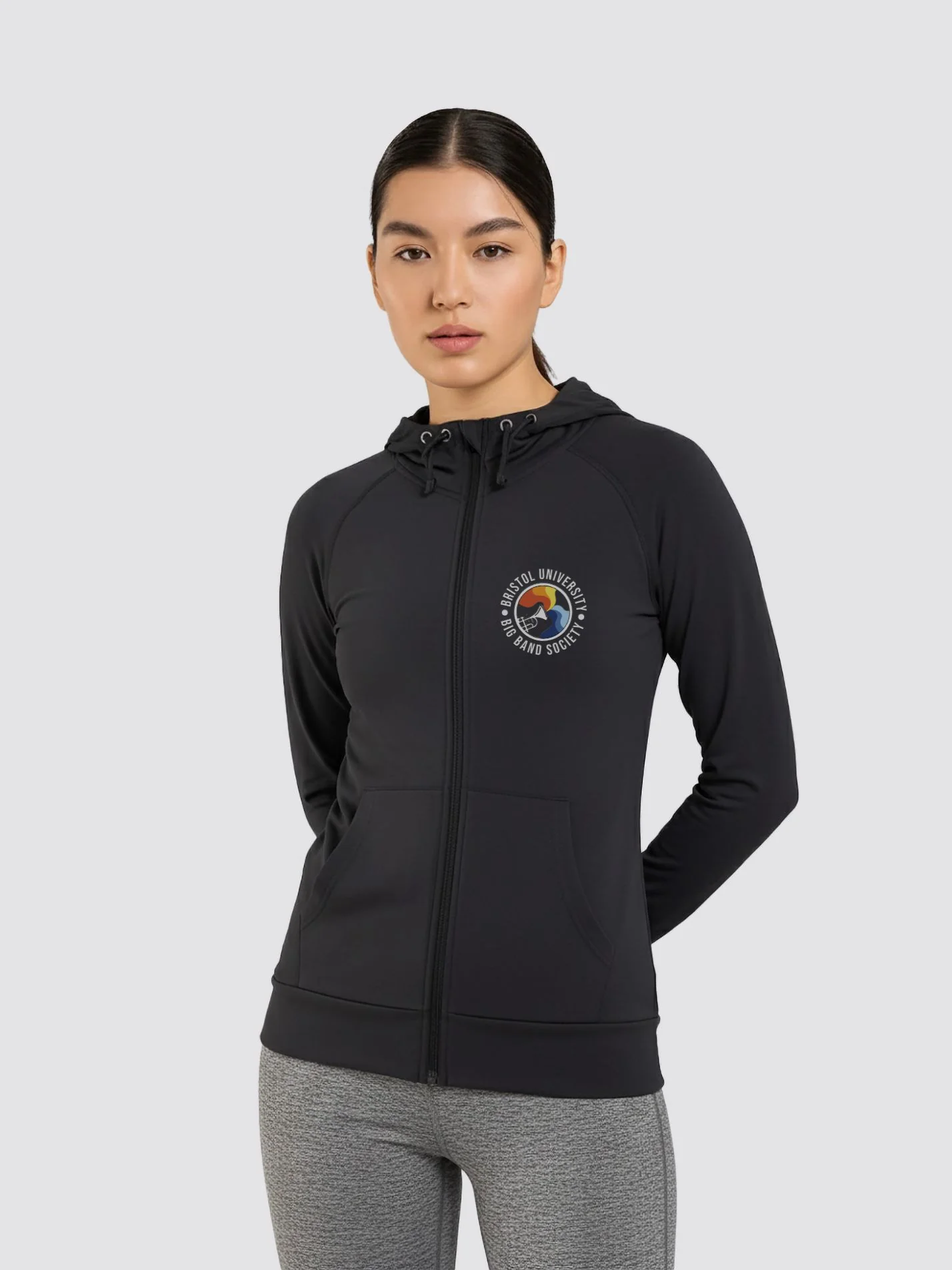 Bristol Big Band Society Ladies Running Hoodie