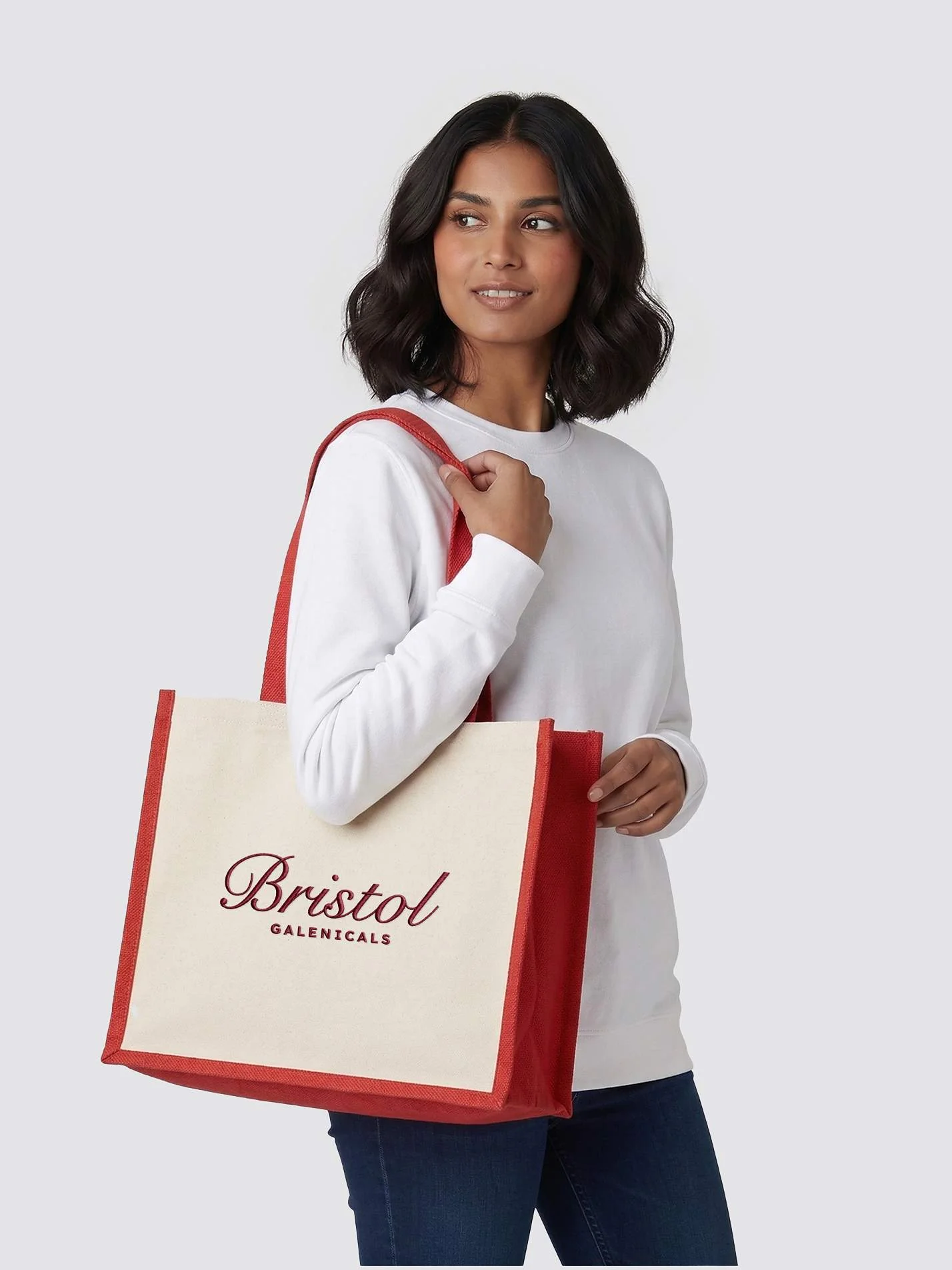 Bristol Galenicals Heritage Jute Canvas Shopper
