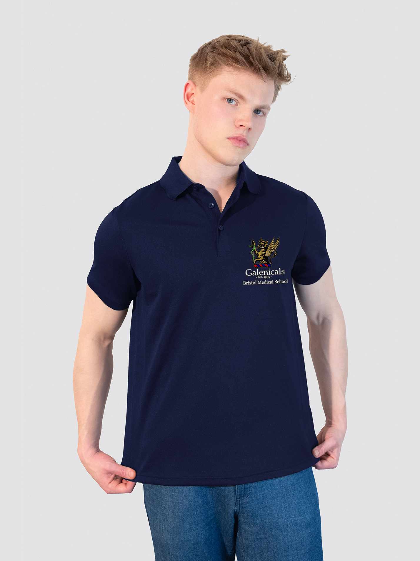 Bristol Galenicals Sustainable Men's Polo Shirt - Image 5