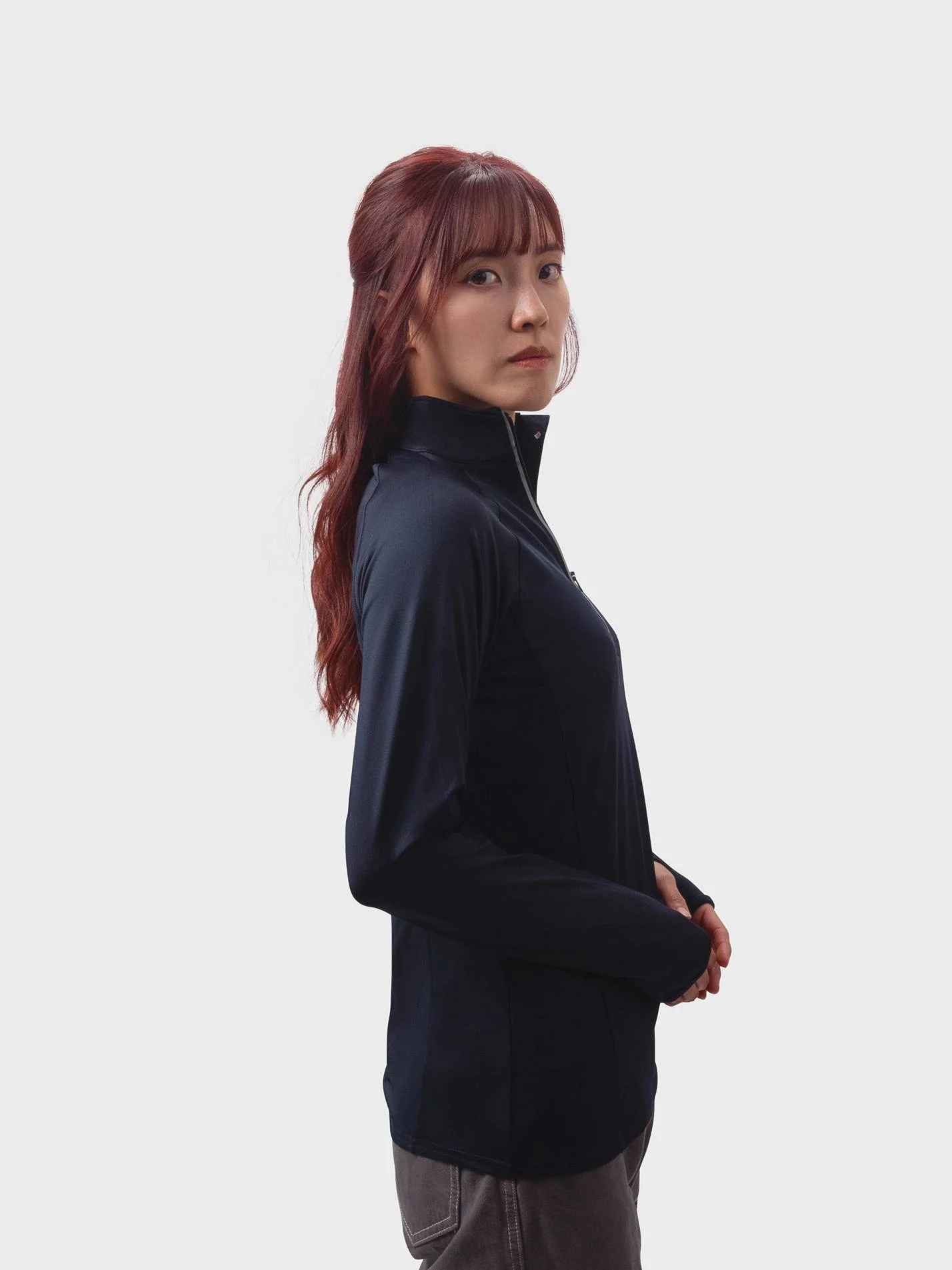 Bristol Netball Performance Half-Zip Training Top - Image 5