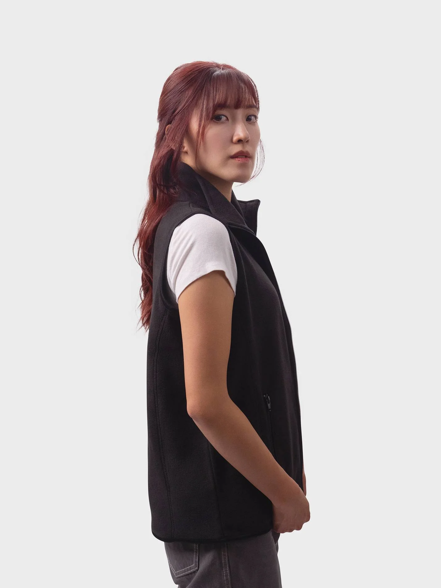 Bristol Netball Sustainable Gilet Fleece - Image 3