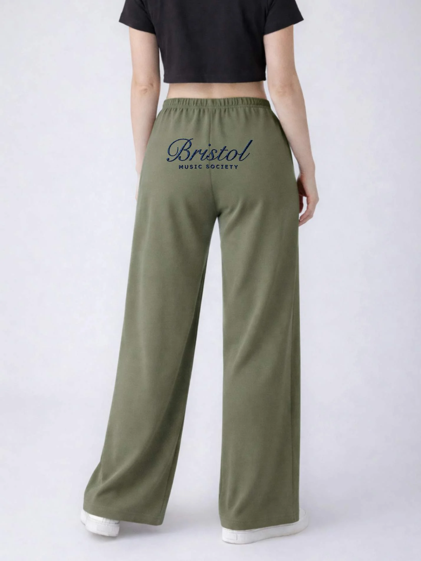 Bristol University Music Society Heritage Ladies Wide Leg Jogger - Image 2