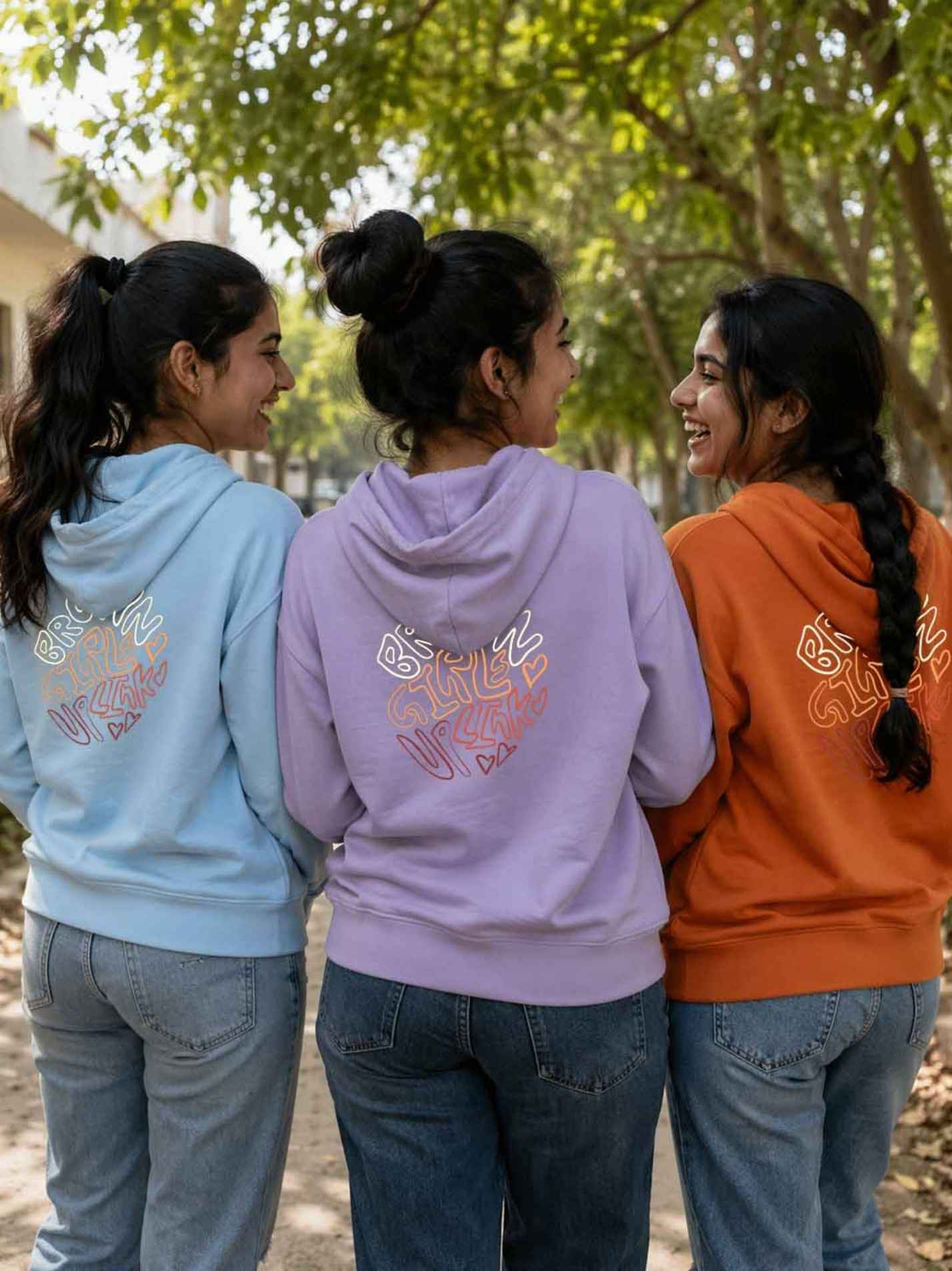 Brown Girl Link Up Unisex Hoodie - Image 4