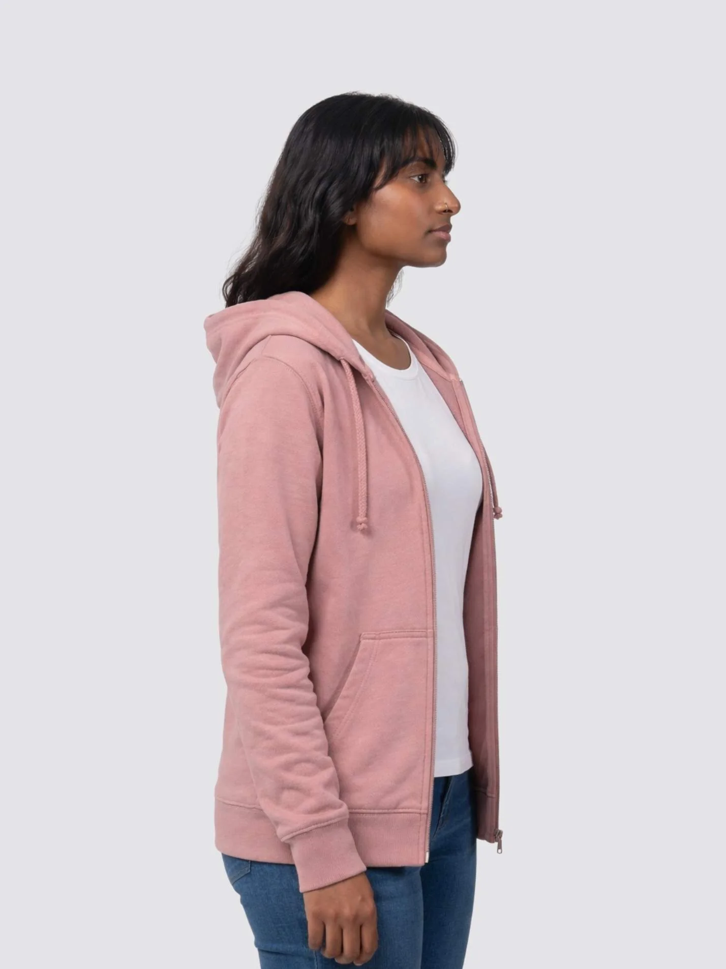 Brown Girl Link Up Zip-Up Unisex Hoodie - Image 5