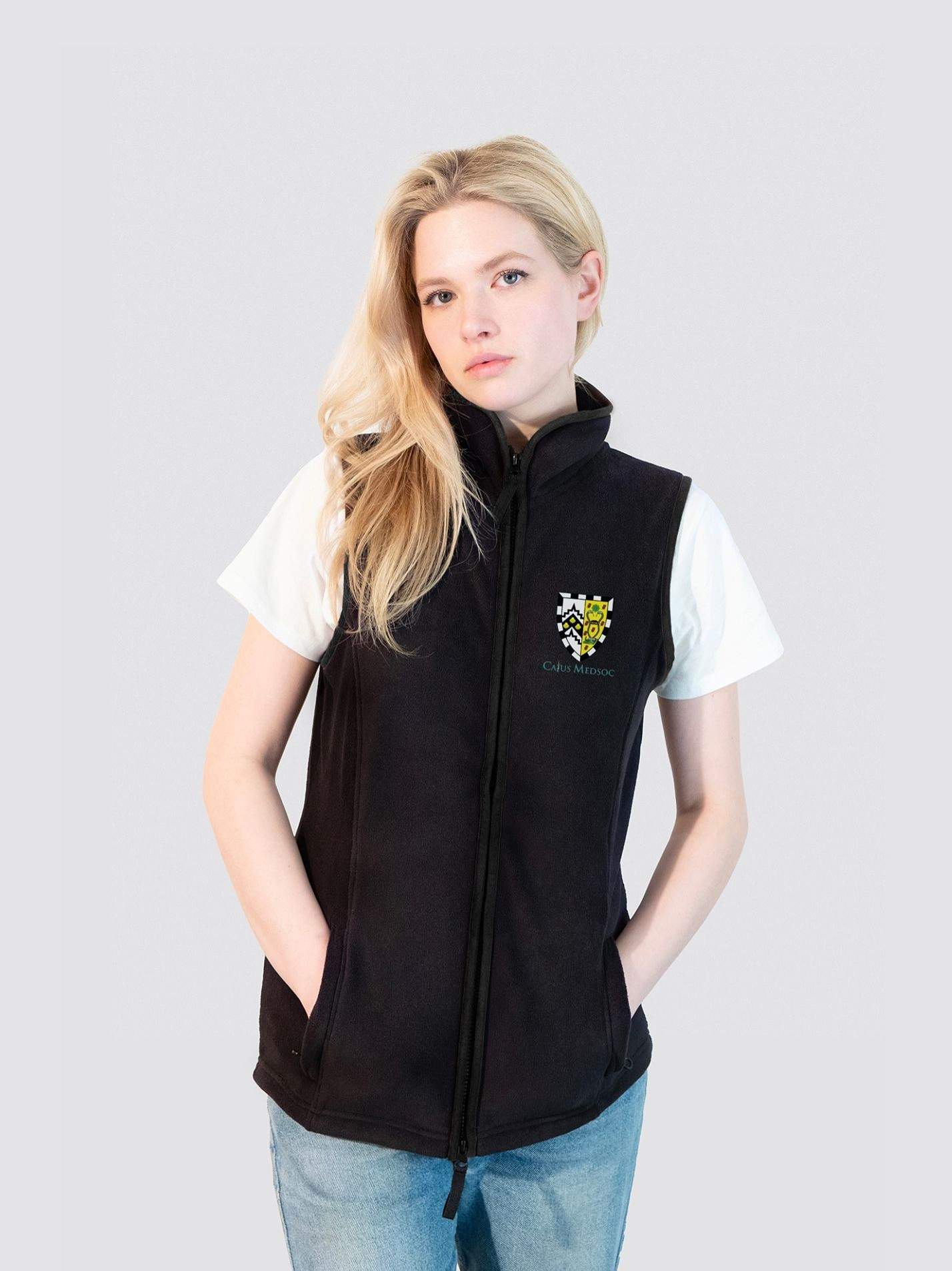 Caius Medical Society Ladies Heritage Gilet Fleece - Image 5