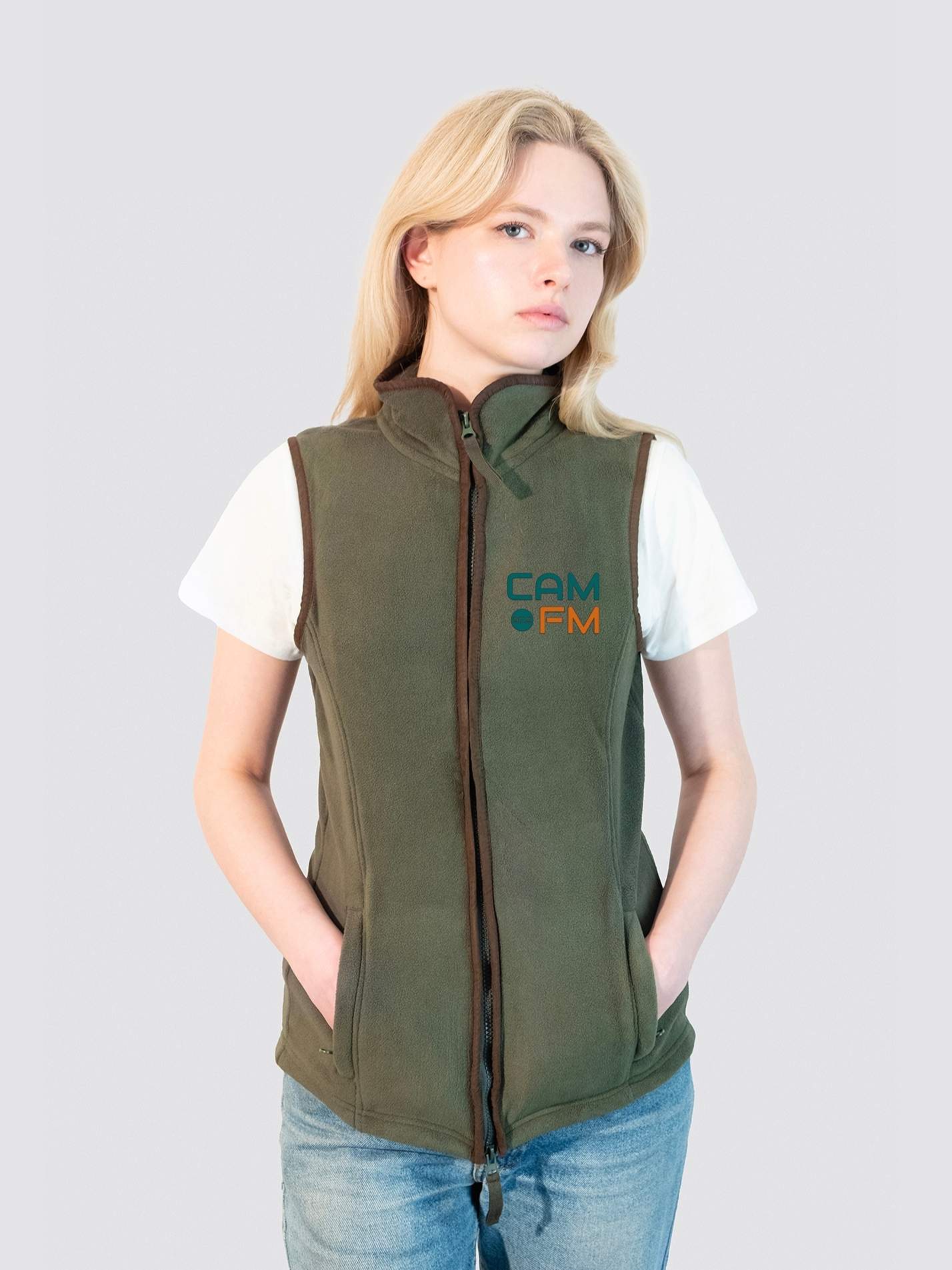 Cam FM Ladies Heritage Gilet Fleece