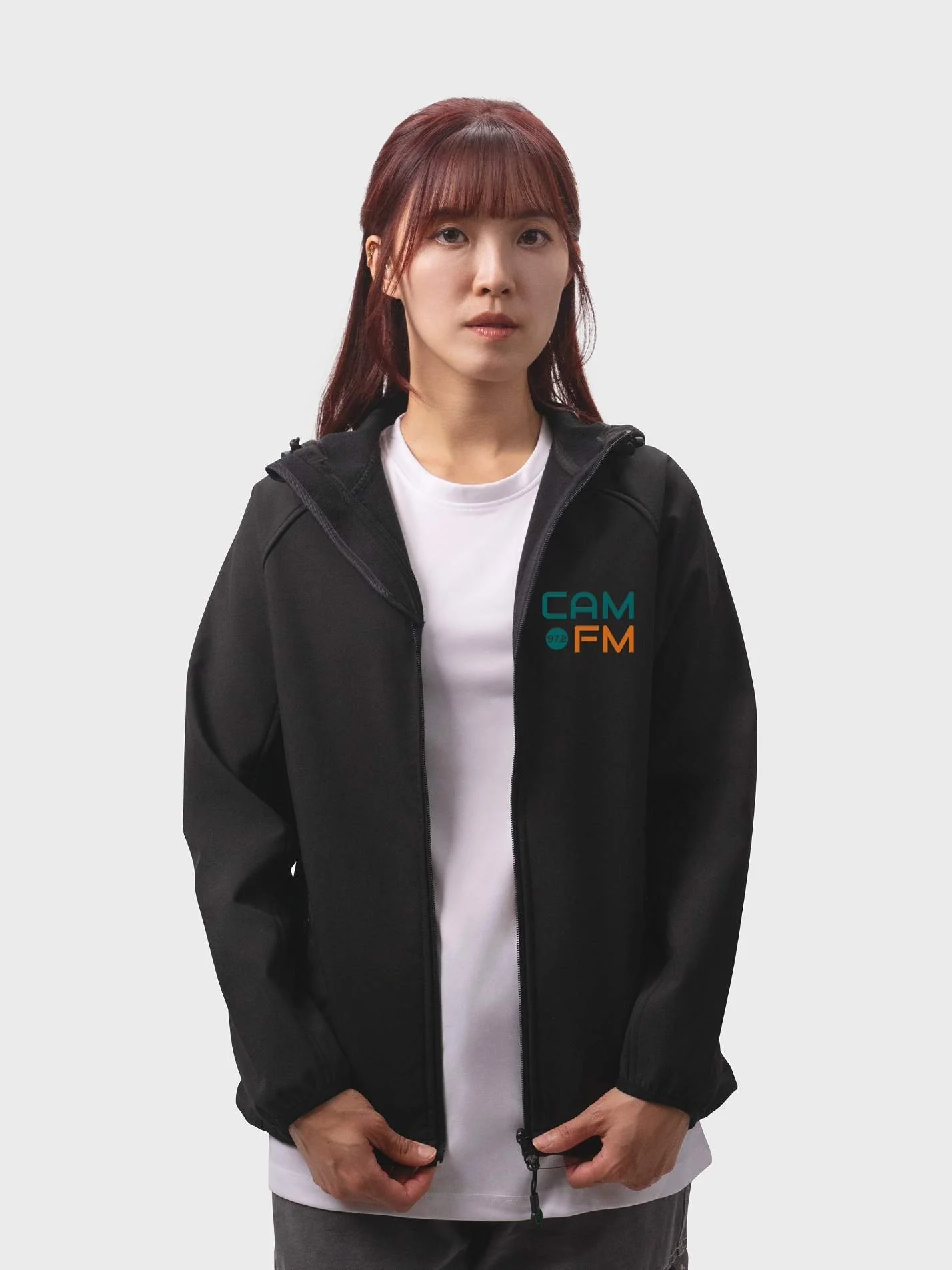 Cam FM Sustainable Ladies Hooded Soft Shell Jacket