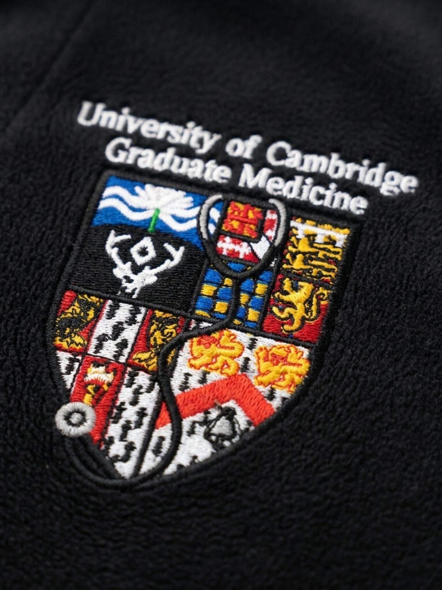 Cambridge Graduate Medicine Society Unisex Polar Full Zip Fleece - Image 3