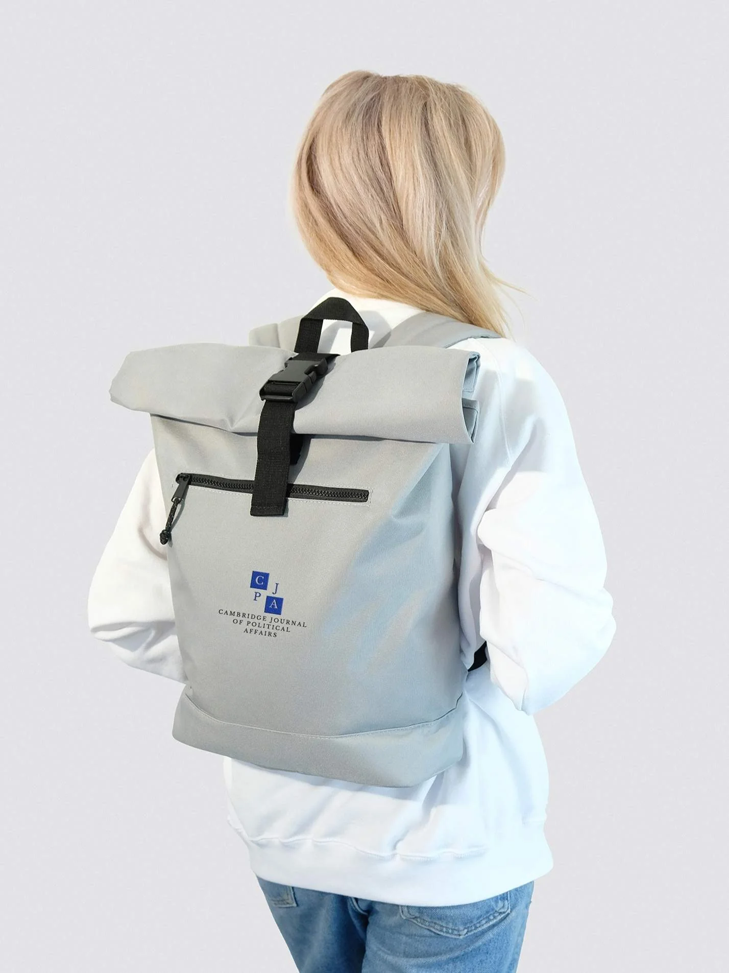 Cambridge Journal of Political Affairs Roll Top Backpack