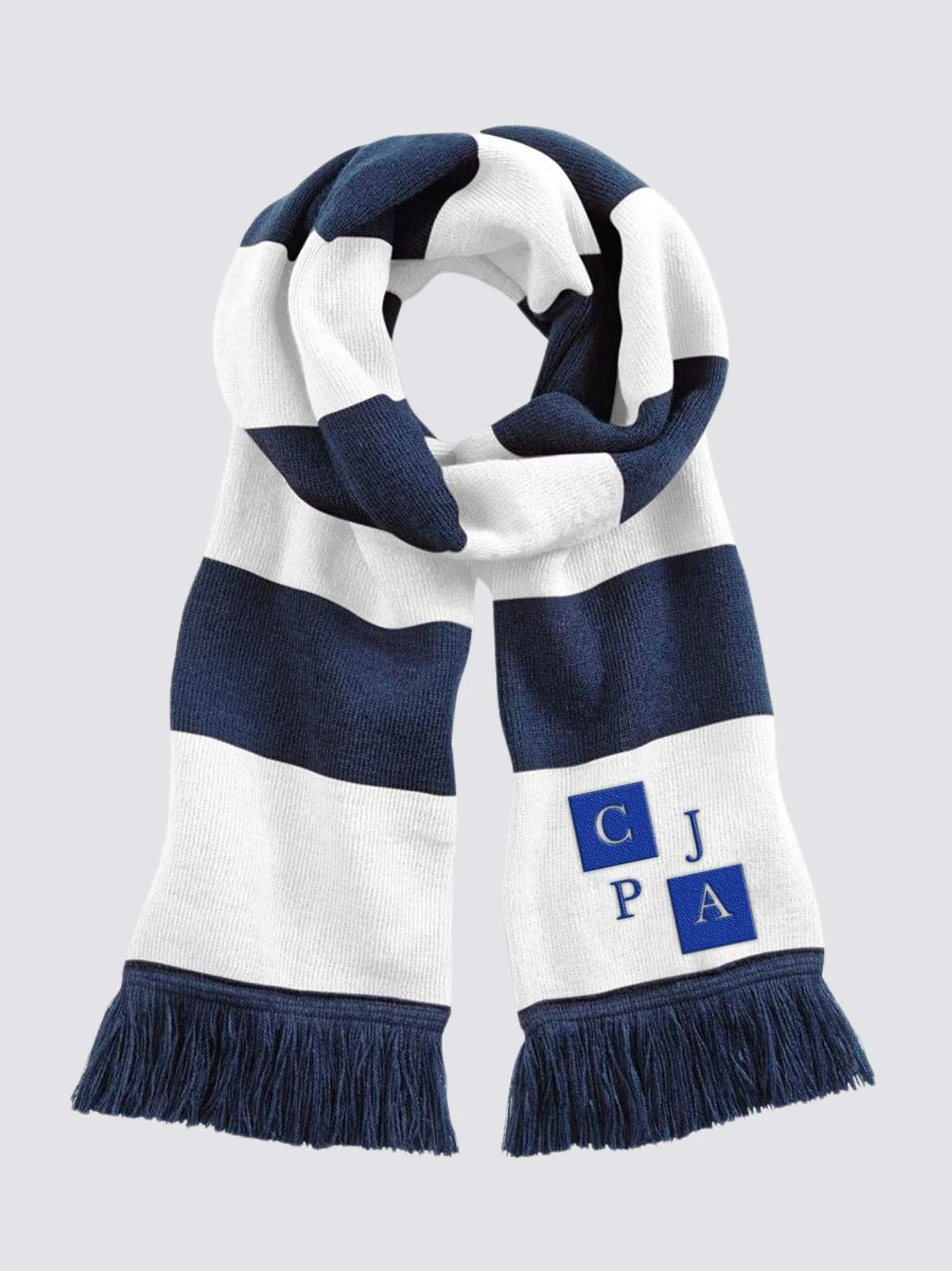 Cambridge Journal of Political Affairs Striped Scarf
