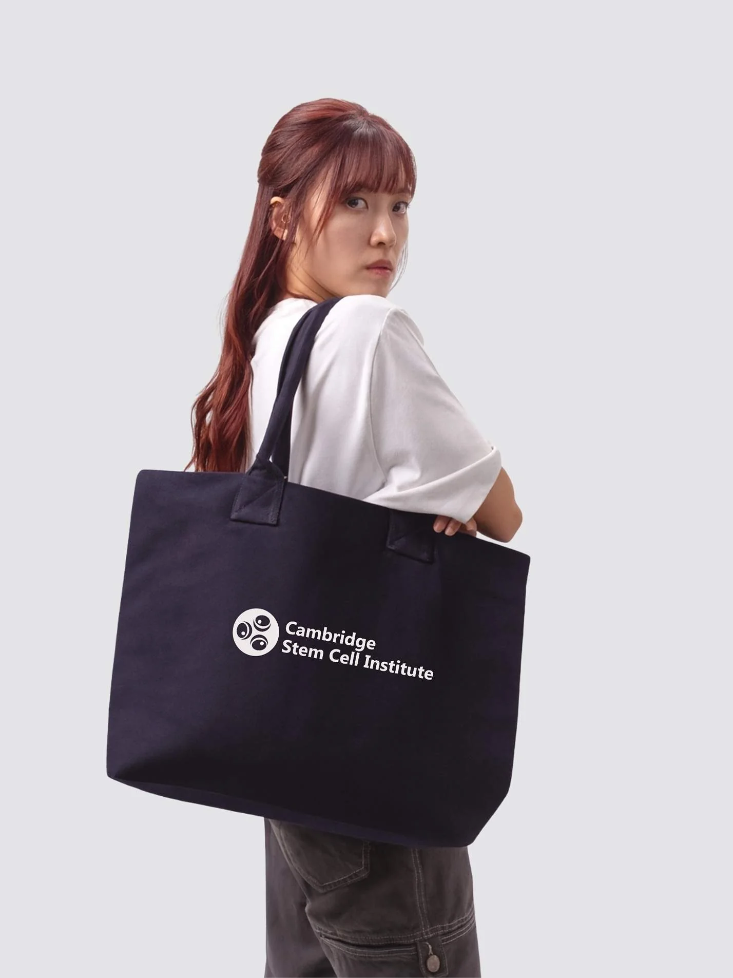 Cambridge Stem Cell Institute Cotton Canvas Printed Shopper Bag